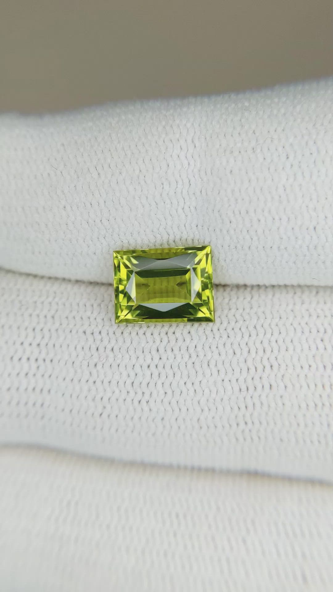 2.28 Ct. Peridot from Burma (Myanmar) Size Video