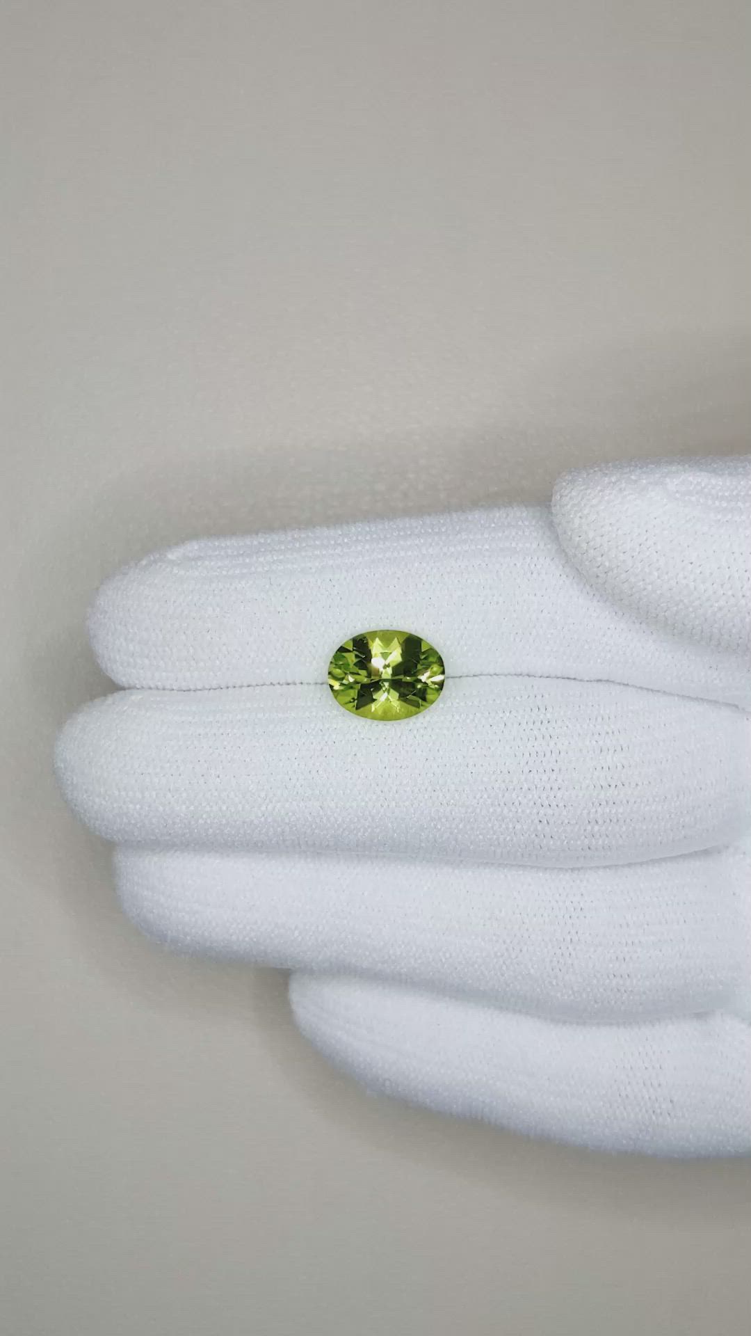 2.52 Ct. Peridot from Burma (Myanmar) Size Video