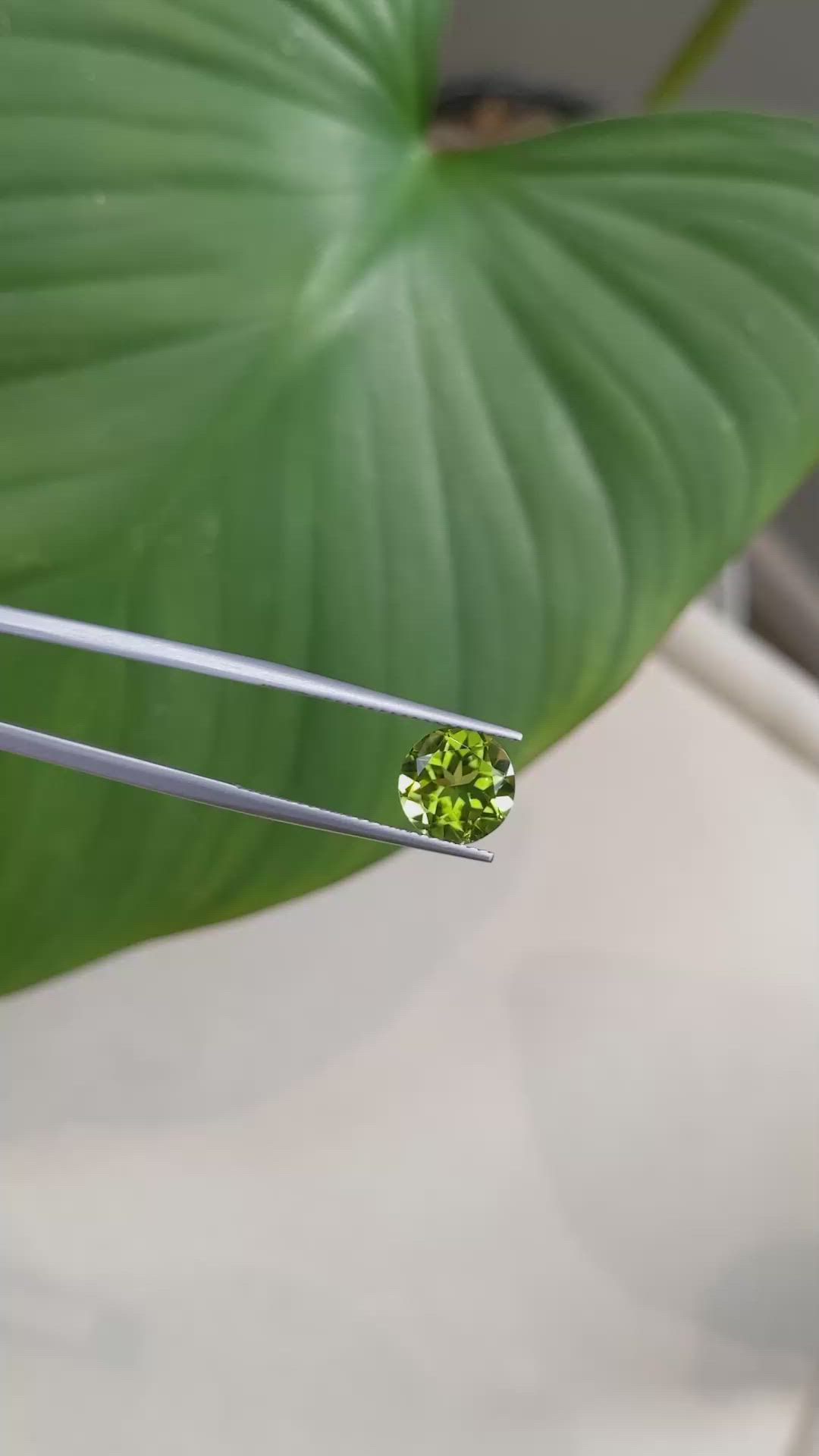 2.93 Ct. Peridot from Burma (Myanmar) Size Video