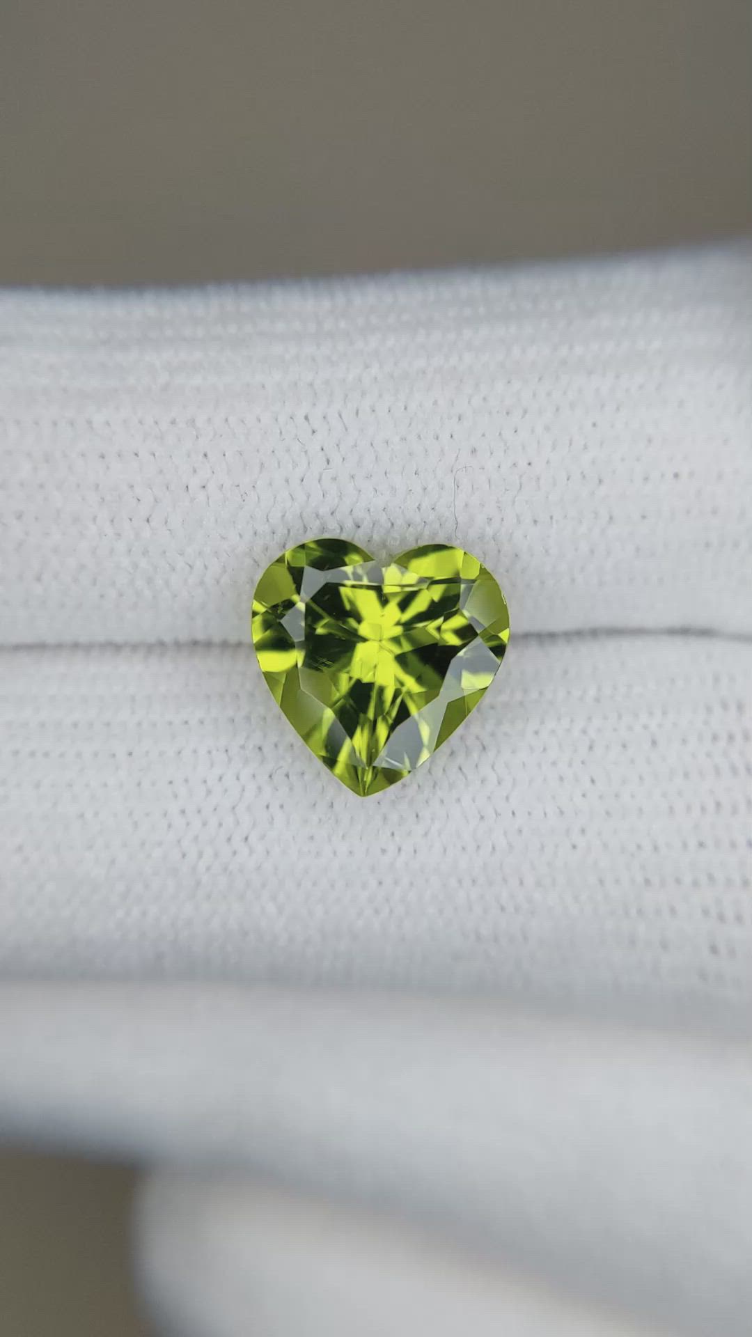 3.60 Ct. Peridot from Burma (Myanmar) Size Video