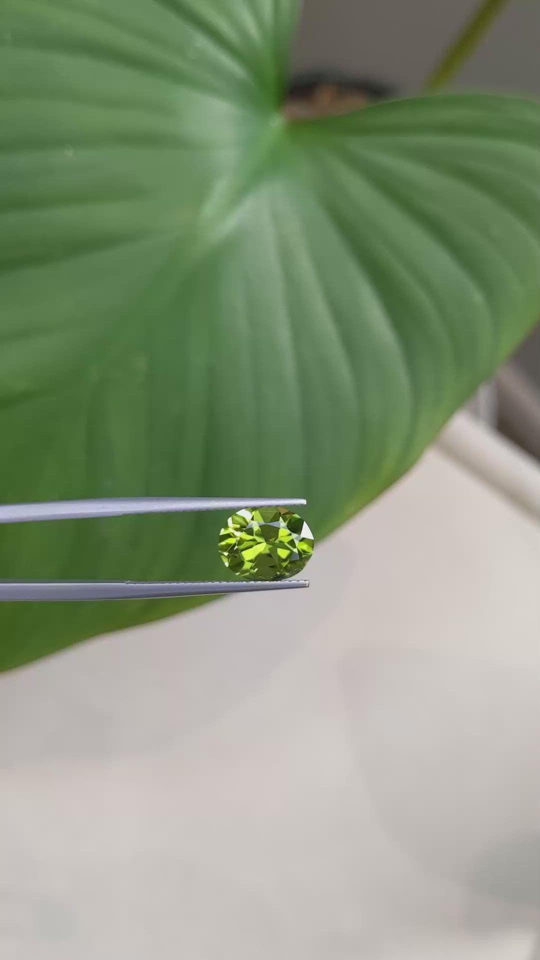 3.03 Ct. Peridot from Burma (Myanmar) Size Video