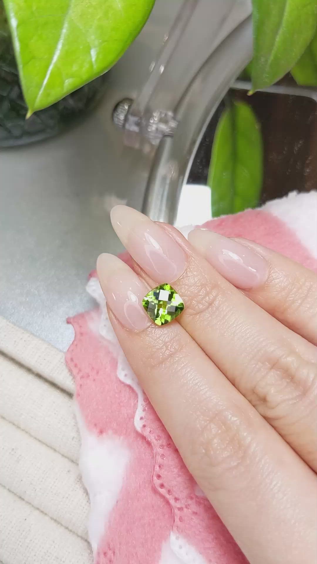2.52 Ct. Peridot from Burma (Myanmar) Size Video