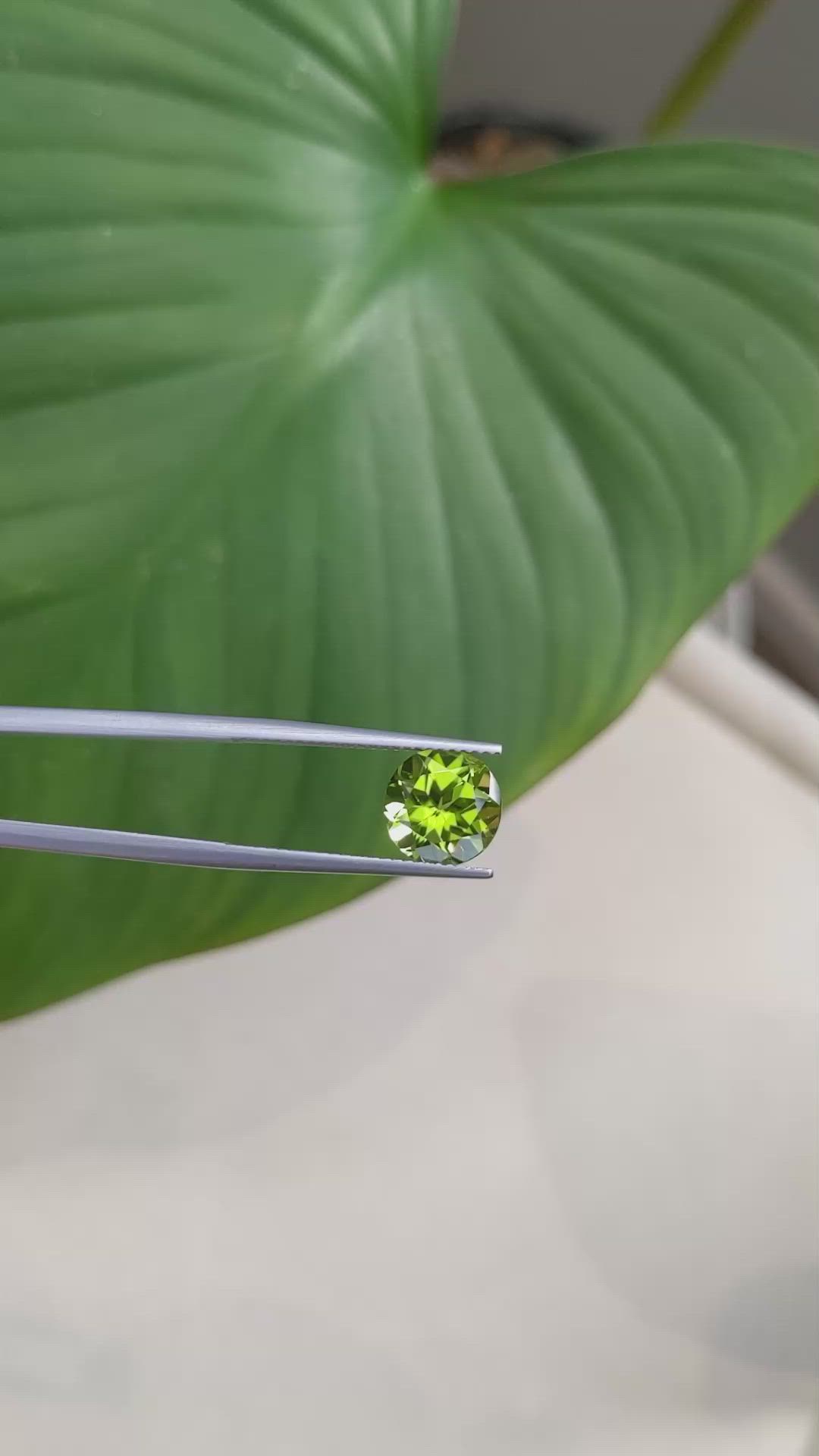 2.82 Ct. Peridot from Burma (Myanmar) Size Video