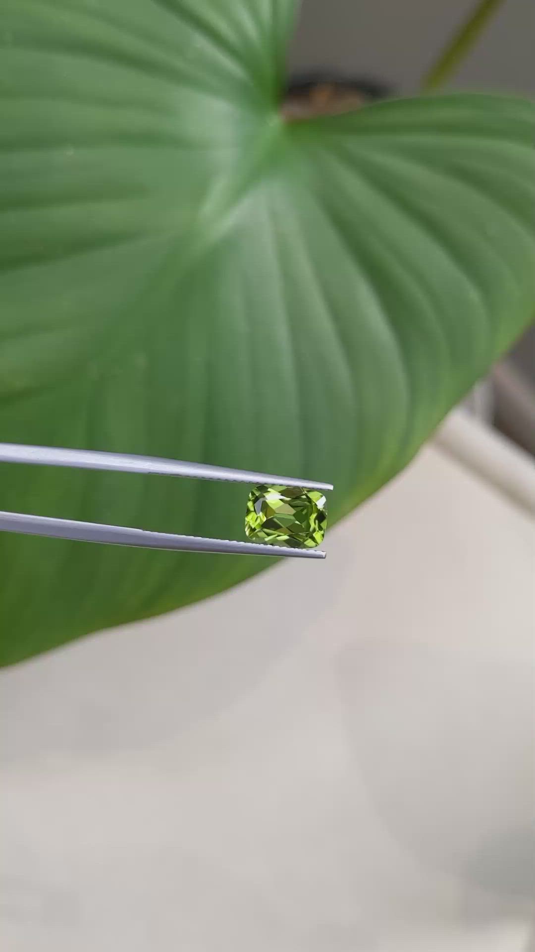 2.28 Ct. Peridot from Burma (Myanmar) Size Video