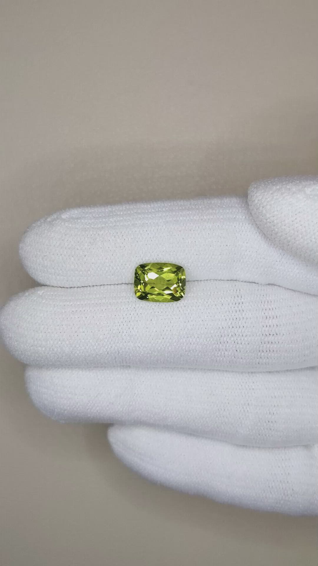 2.28 Ct. Peridot from Burma (Myanmar) Size Video