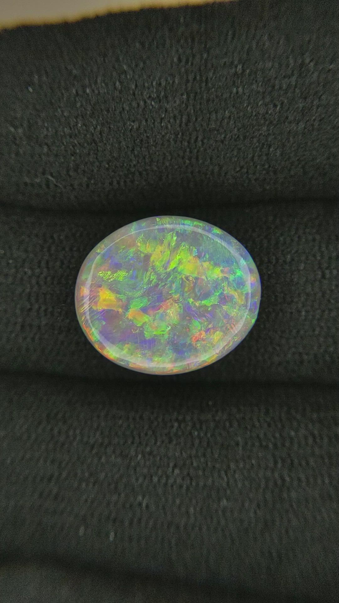 4.87 Ct. Crystal/Jelly Opal from Australia Size Video