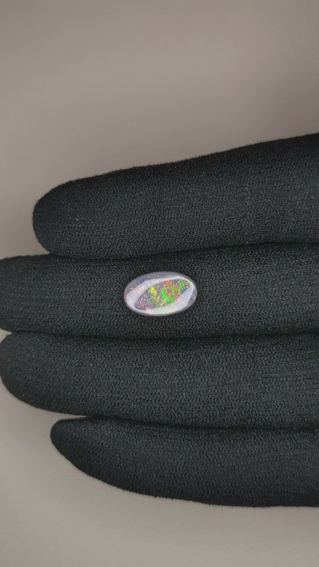 2.53 Ct. Semi-Black Opal from Australia Size Video