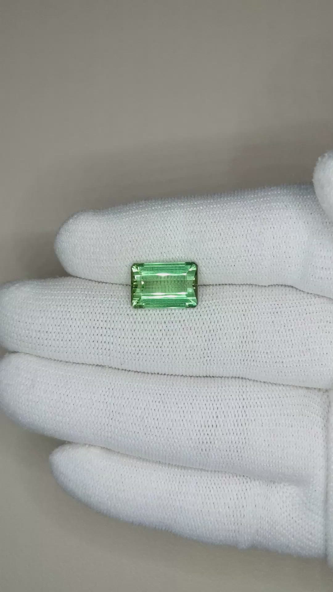 5.24 Ct. Tourmaline from Mozambique Size Video