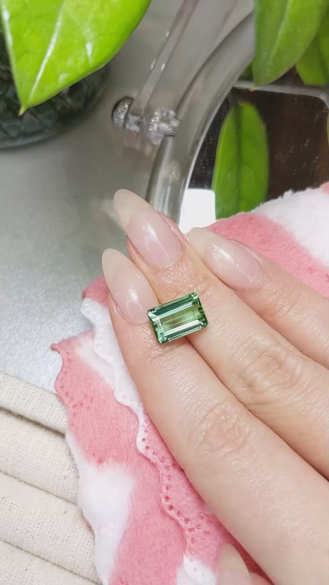 5.24 Ct. Tourmaline from Mozambique Size Video