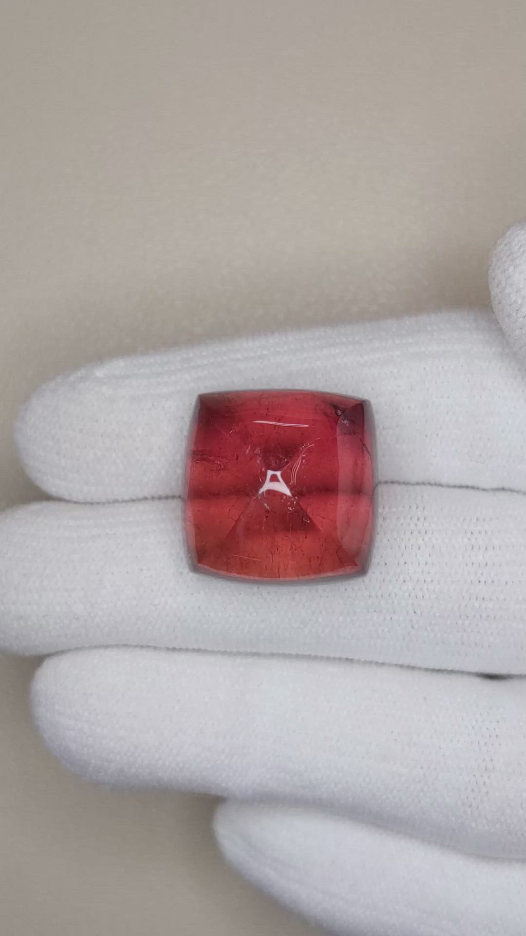 39.01 Ct. Cabochon Tourmaline from Africa Size Video