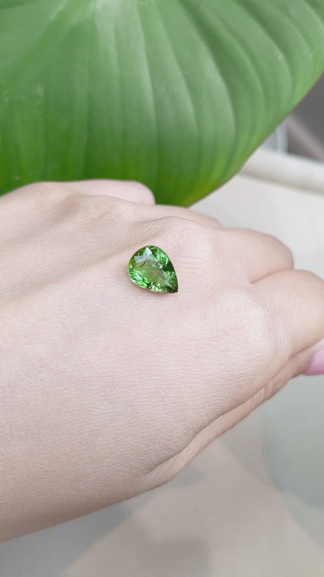 2.41 Ct. Tourmaline from Mozambique Size Video