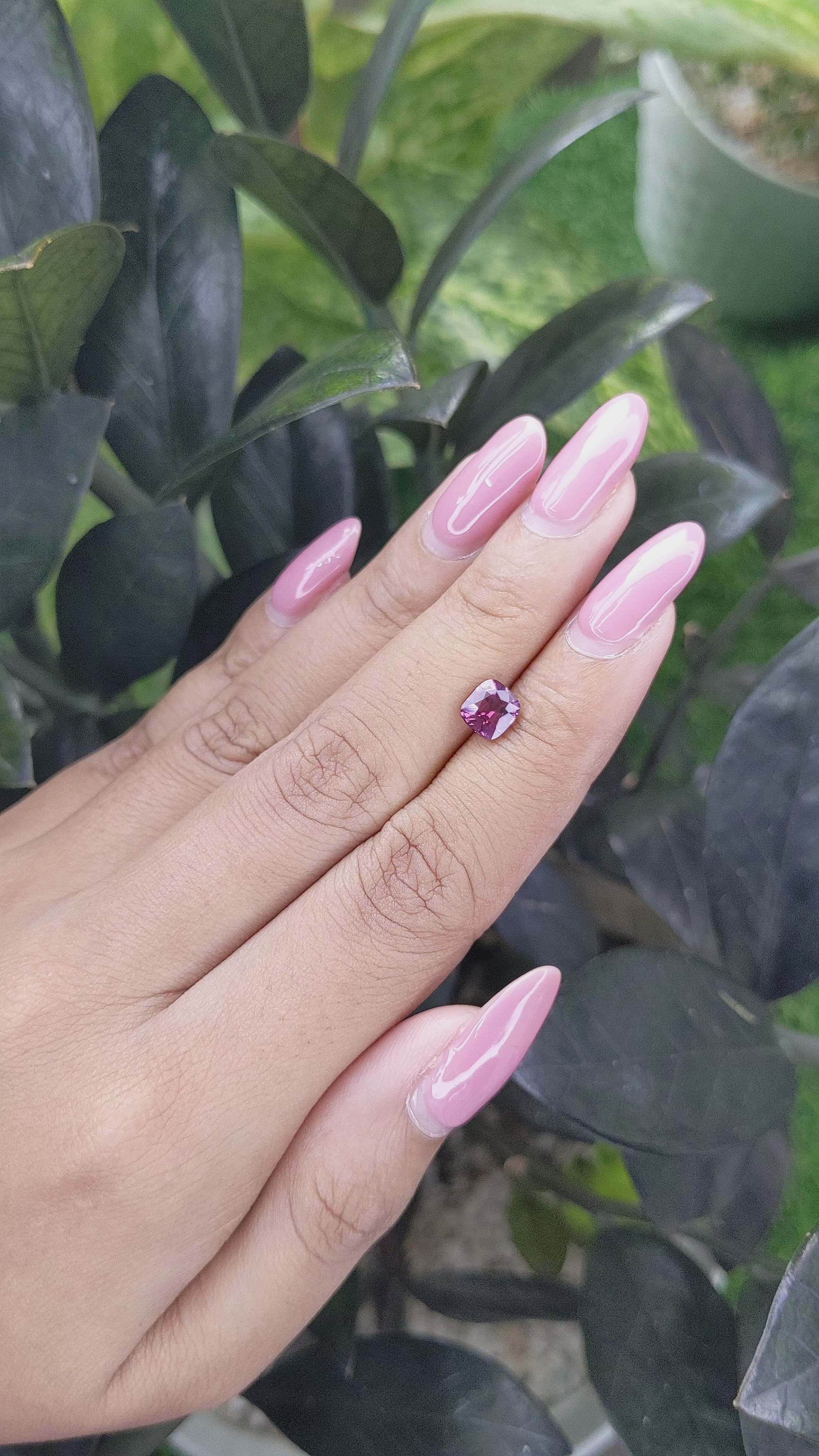 1.18 Ct. Spinel from Burma (Myanmar) Size Video