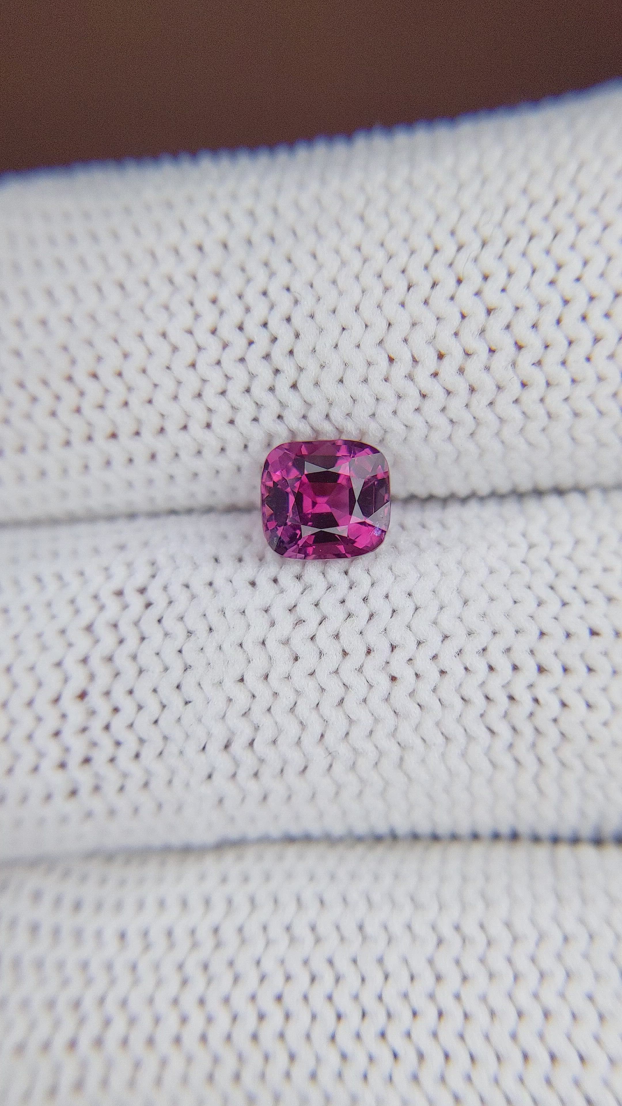 1.18 Ct. Spinel from Burma (Myanmar) Size Video