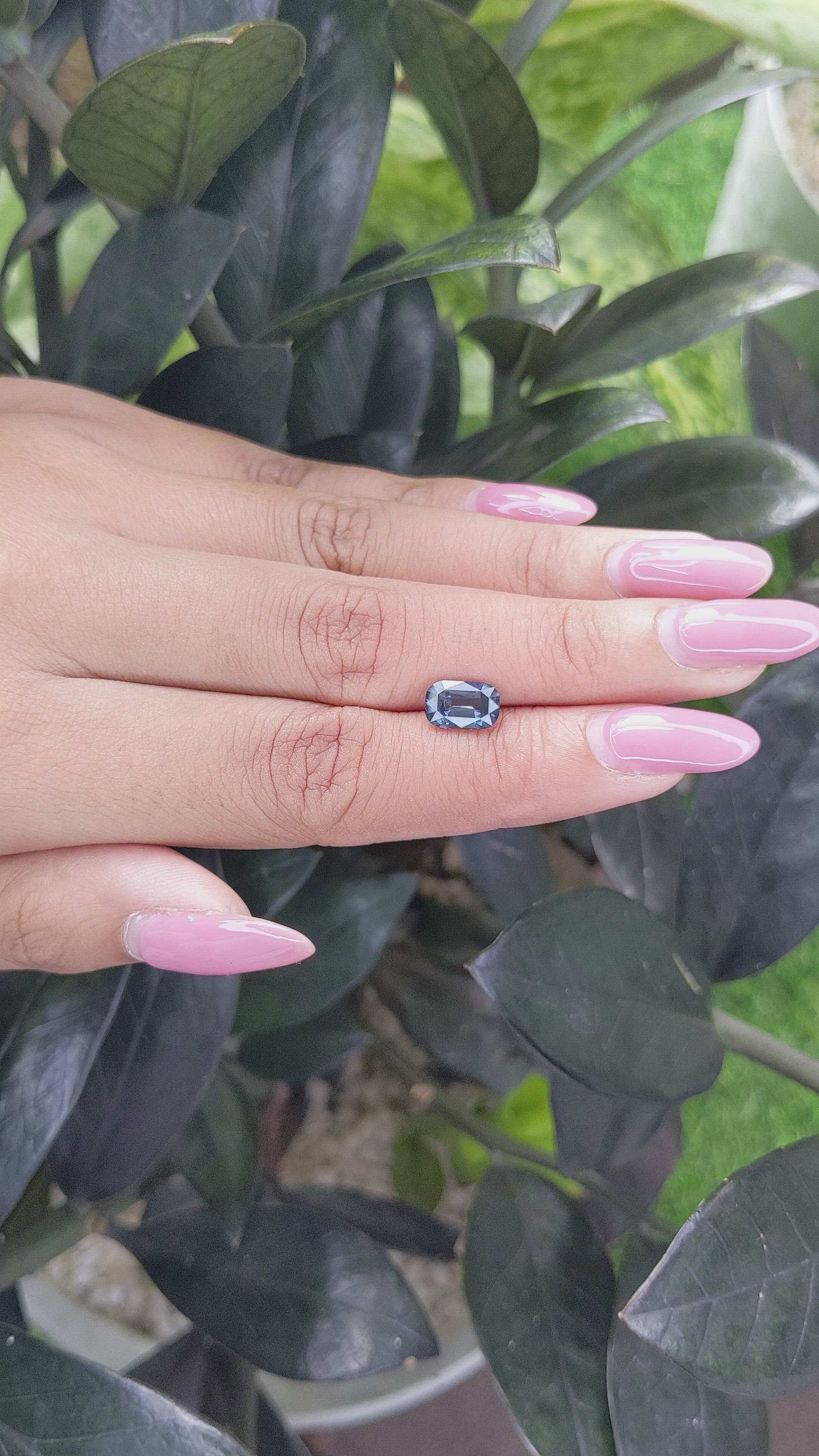 1.57 Ct. Spinel from Burma (Myanmar) Size Video