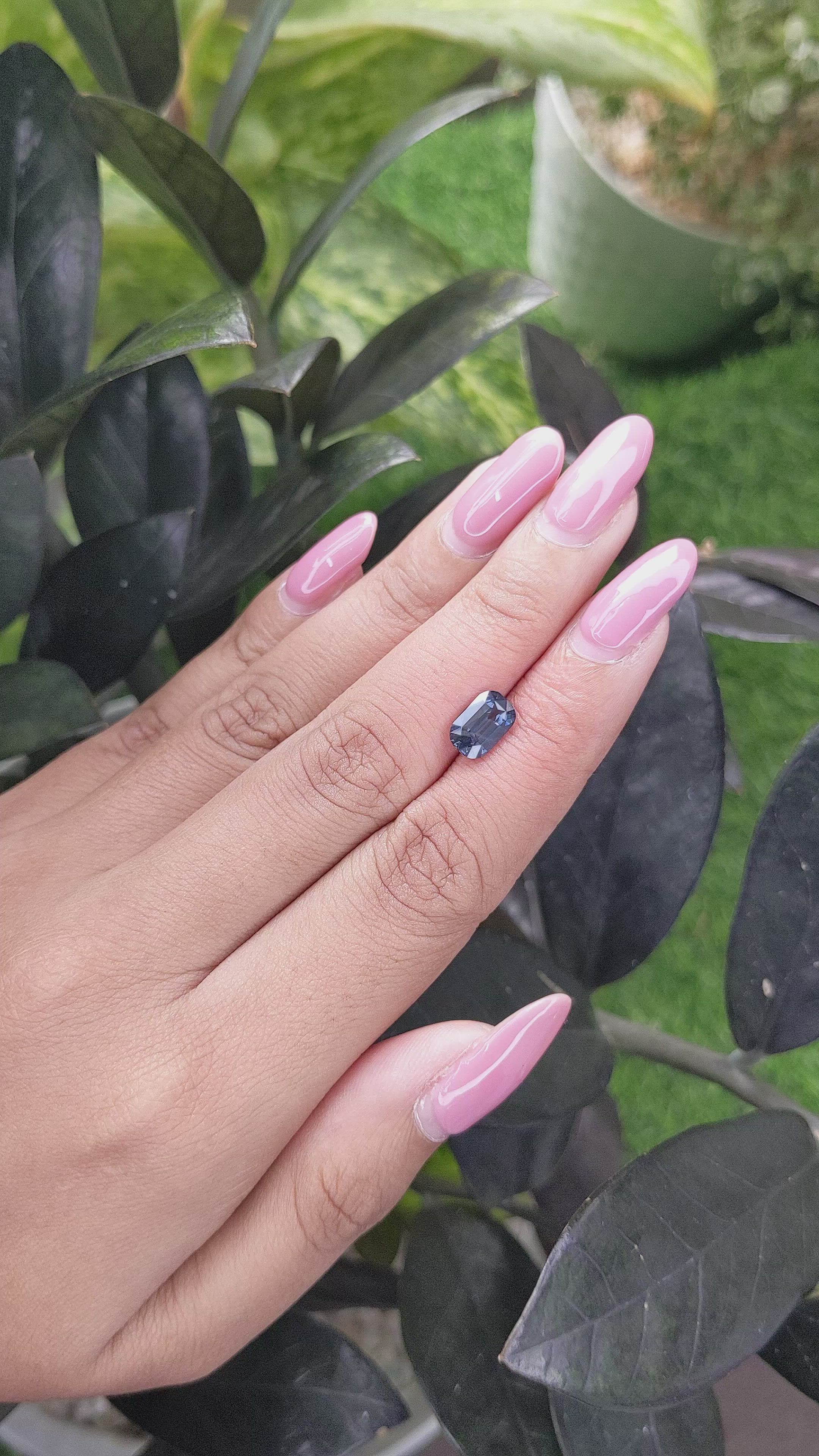 1.57 Ct. Spinel from Burma (Myanmar) Size Video
