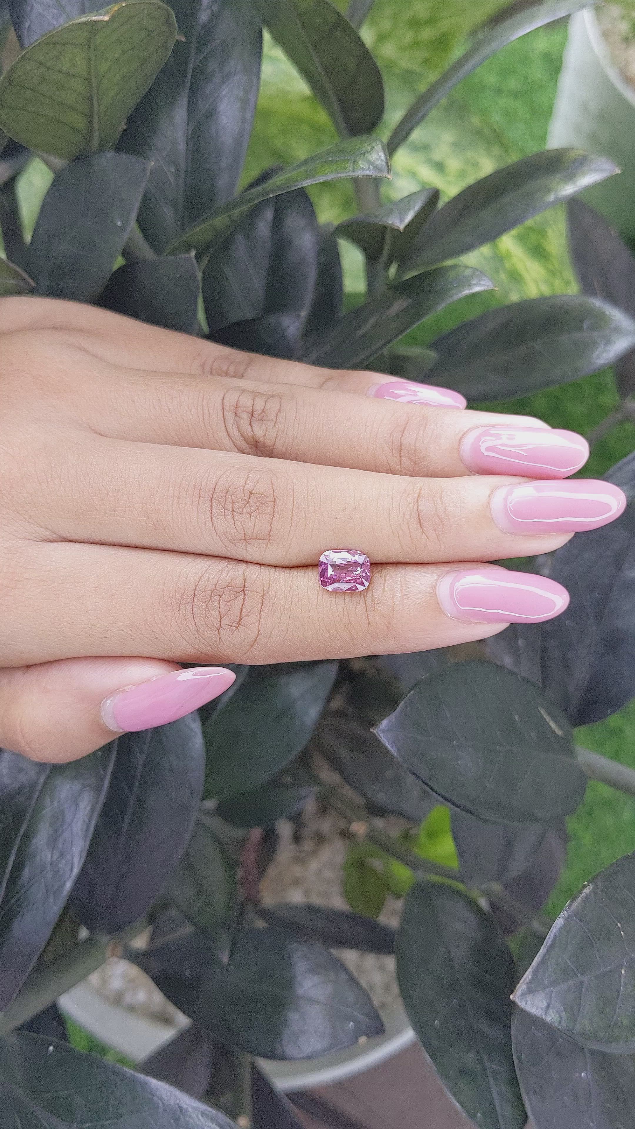 1.69 Ct. Spinel from Burma (Myanmar) Size Video