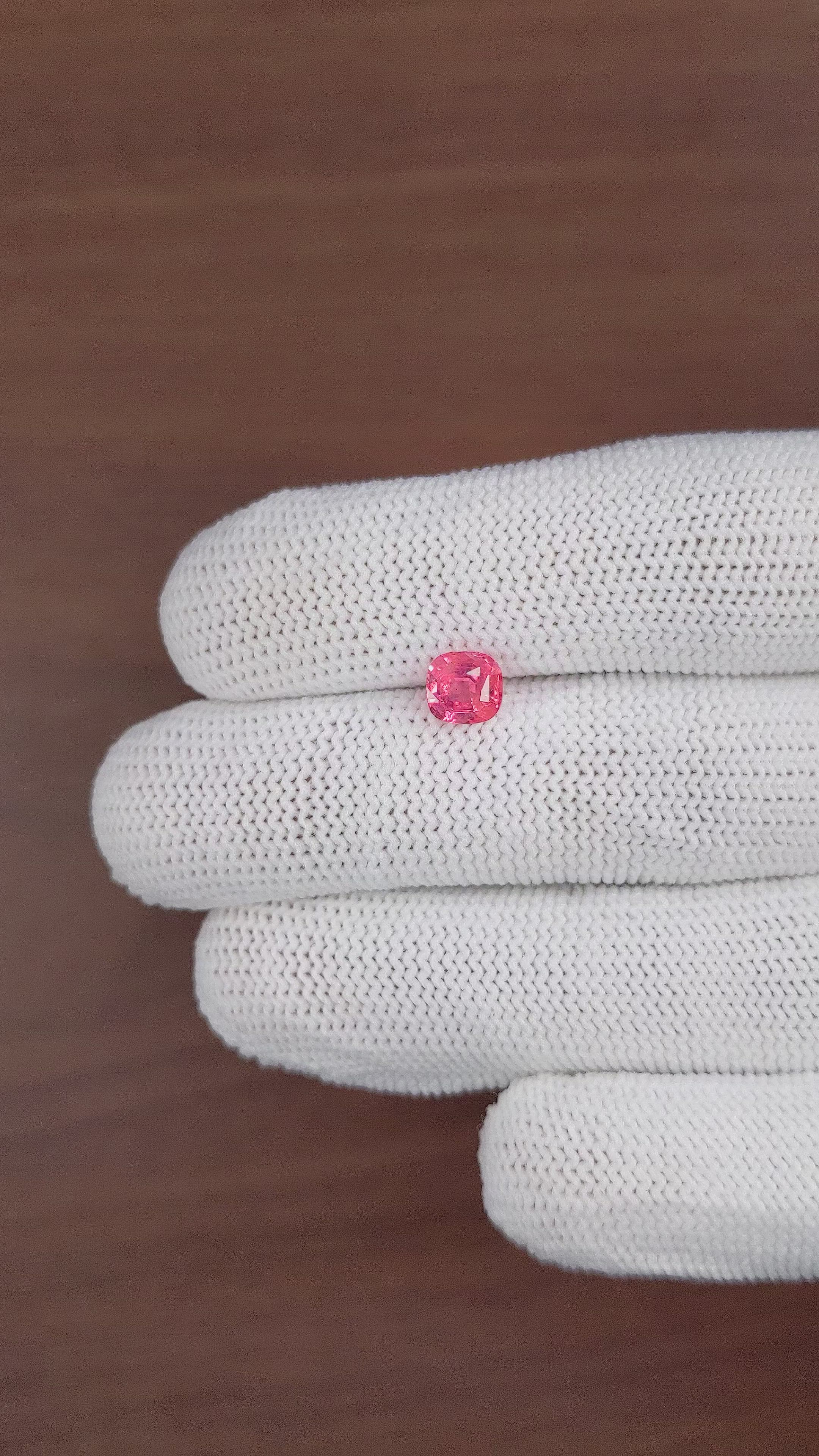 1.06 Ct. Spinel from Burma (Myanmar) Size Video