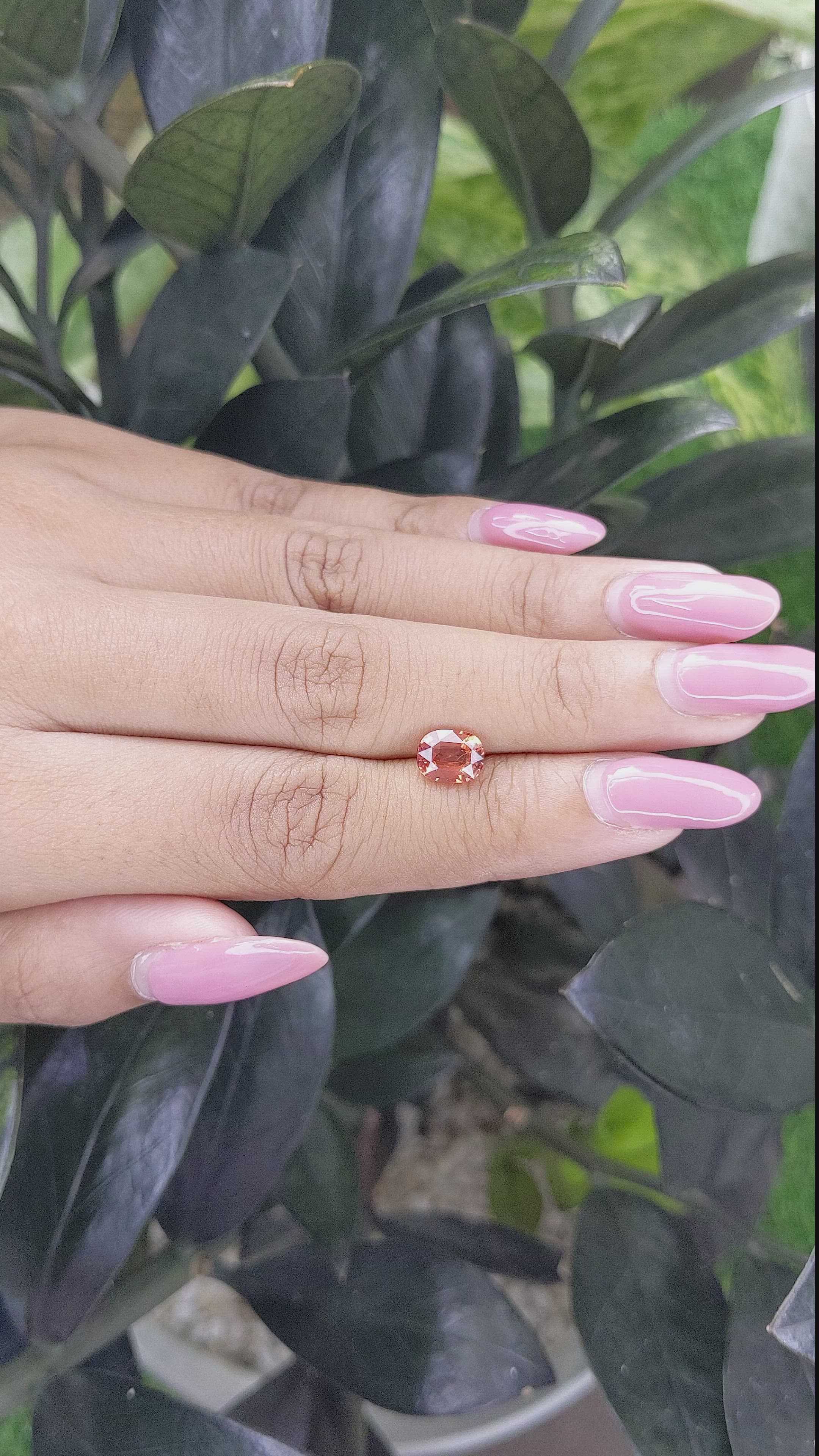 1.34 Ct. Spinel from Burma (Myanmar) Size Video
