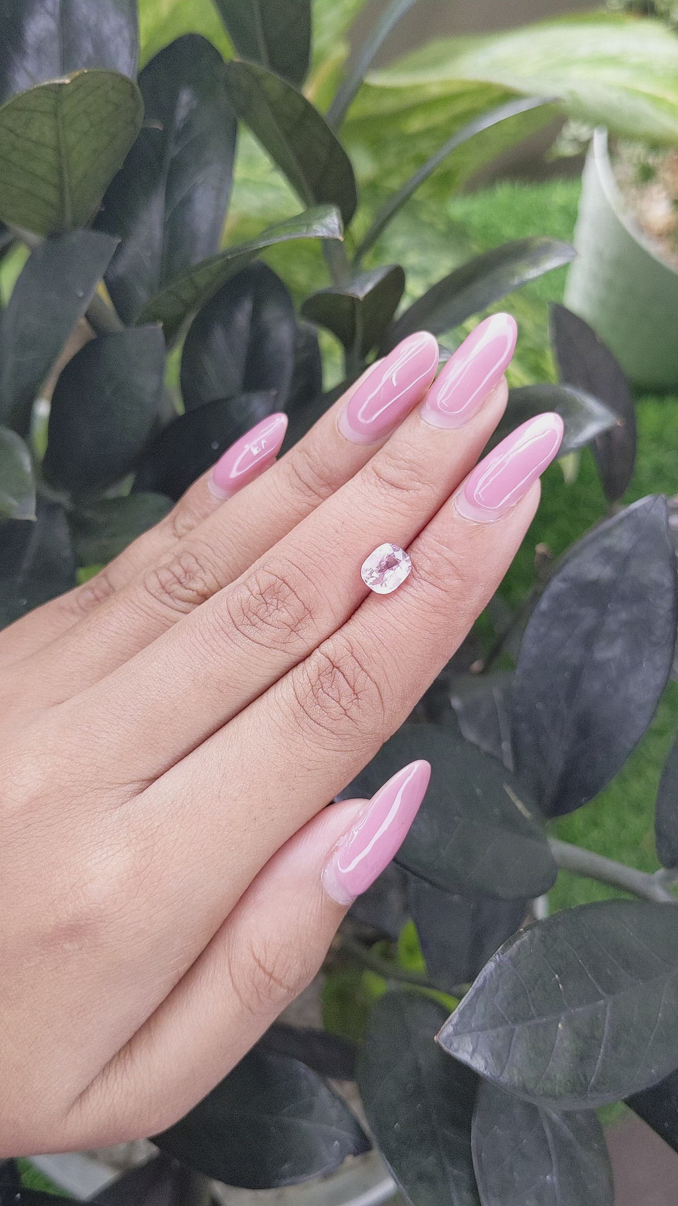 1.38 Ct. Spinel from Burma (Myanmar) Size Video