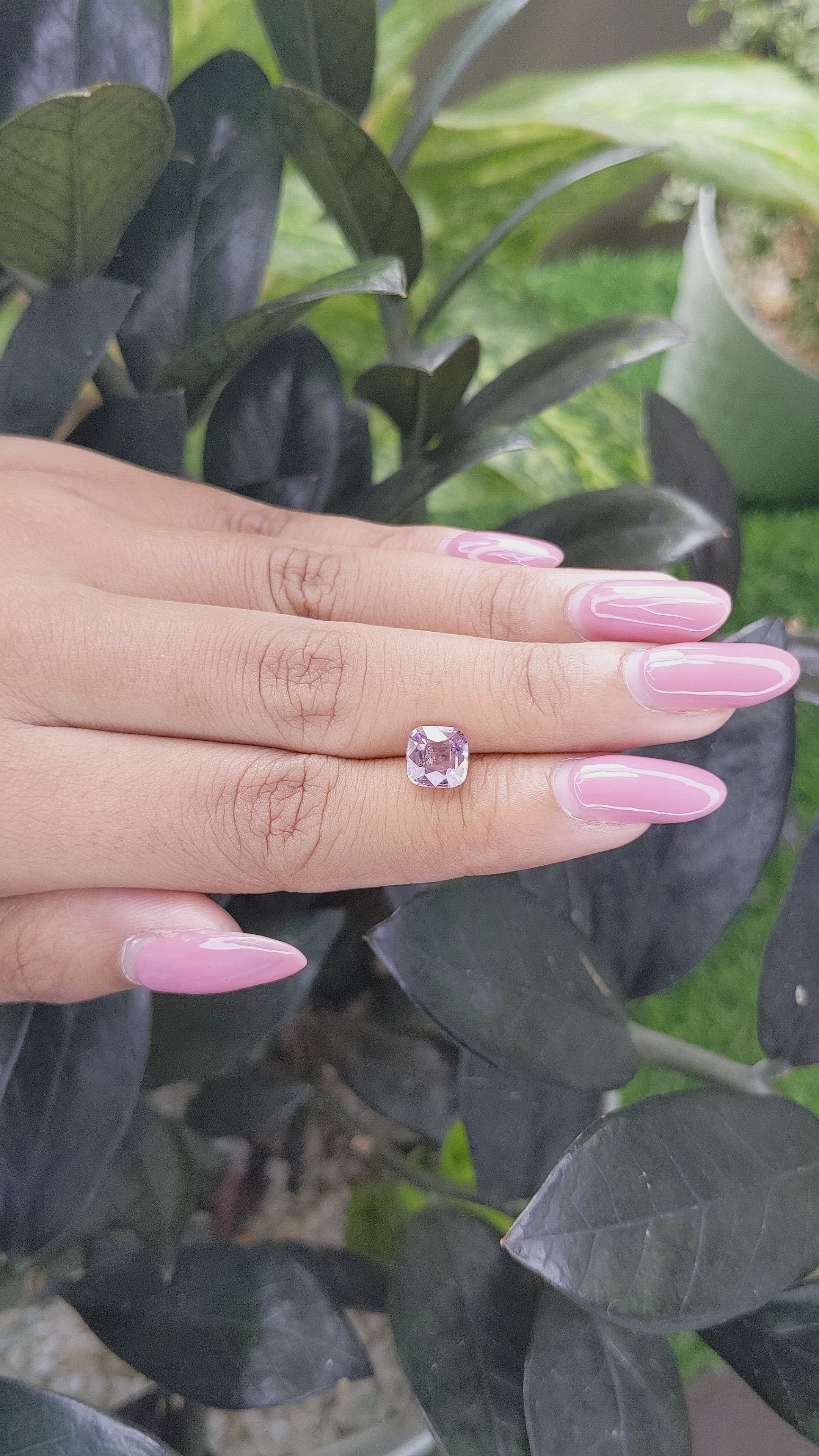 1.85 Ct. Spinel from Burma (Myanmar) Size Video