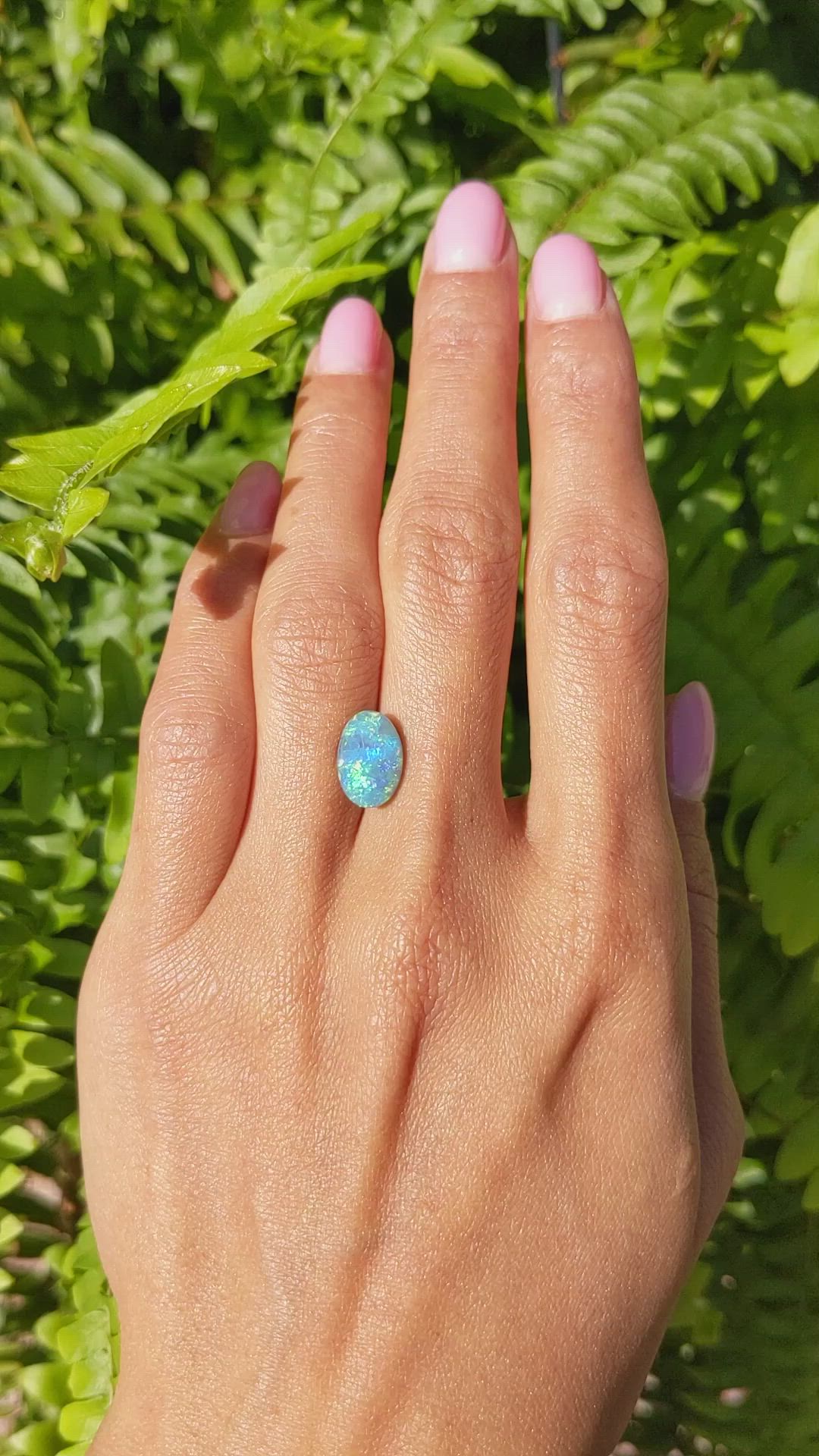 1.98 Ct. Black Opal from Australia Size Video