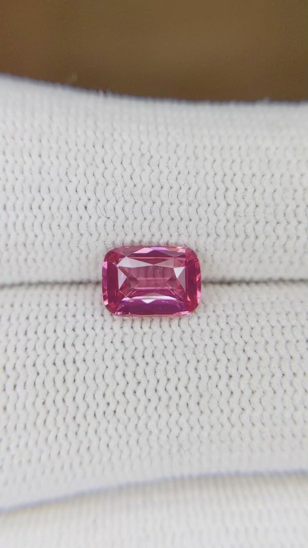 1.53 Ct. Spinel from Tanzania Size Video