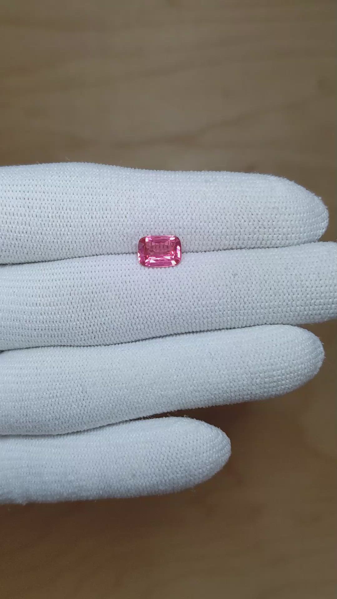 1.53 Ct. Spinel from Tanzania Size Video