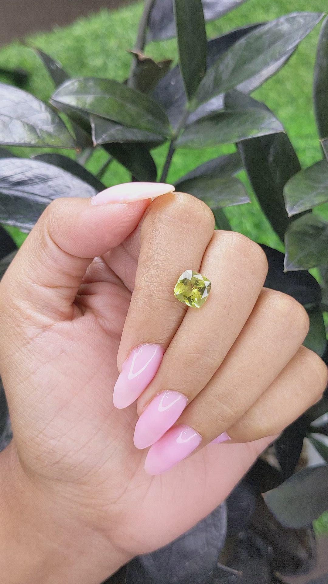 2.23 Ct. Chrysoberyl from Tanzania Size Video