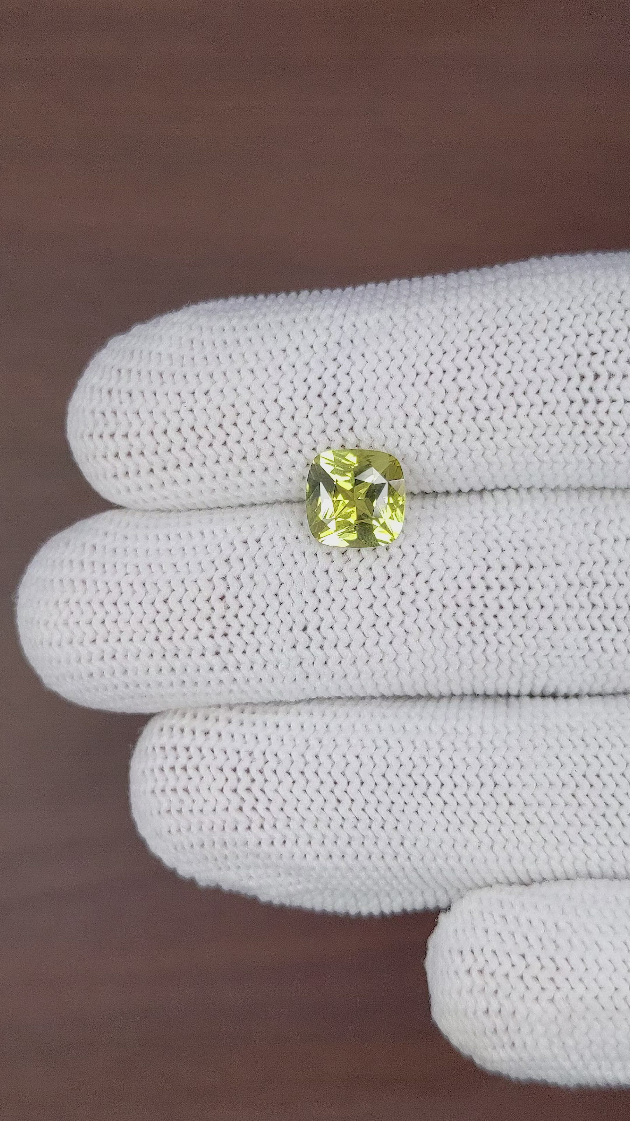 2.23 Ct. Chrysoberyl from Tanzania Size Video