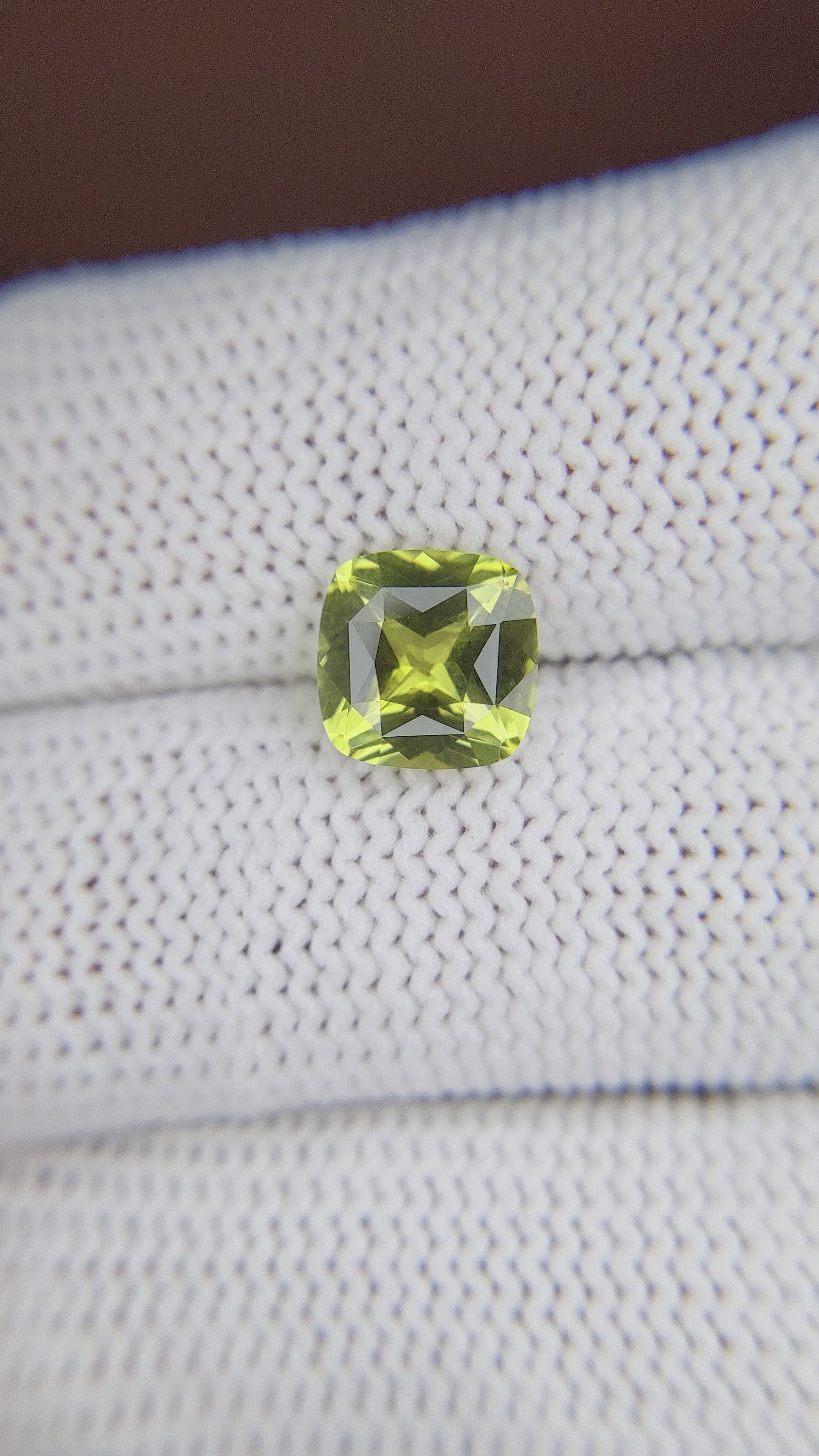 2.23 Ct. Chrysoberyl from Tanzania Size Video