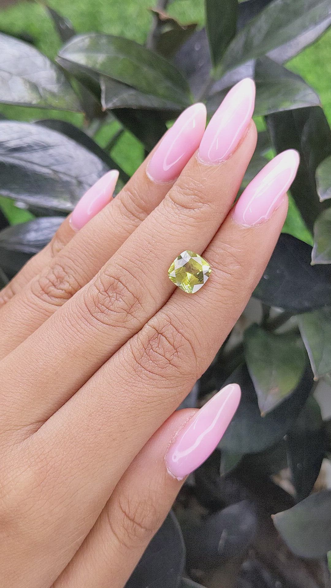 2.23 Ct. Chrysoberyl from Tanzania Size Video