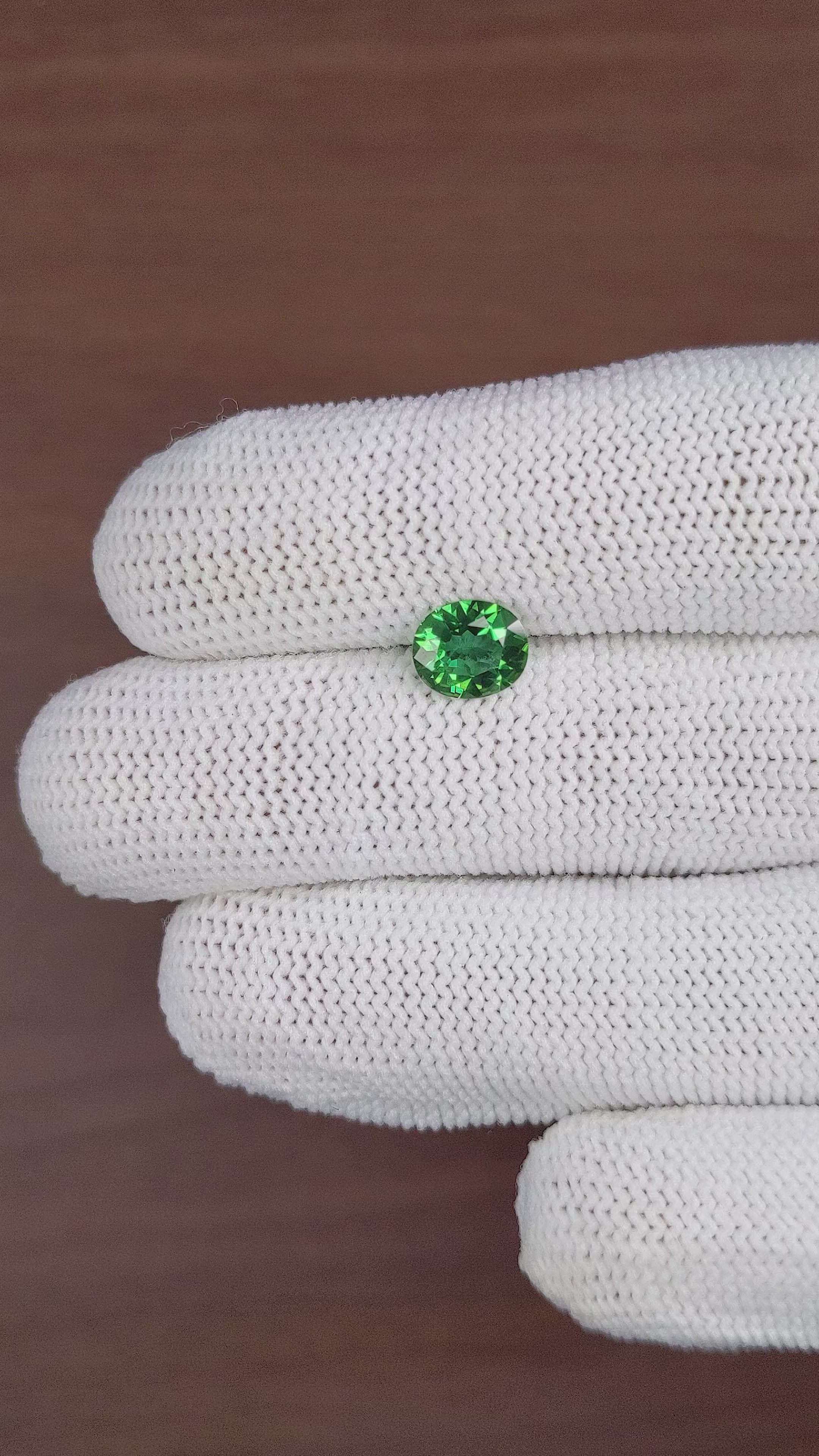 1.05 Ct. Chrome Tourmaline from Tanzania Size Video