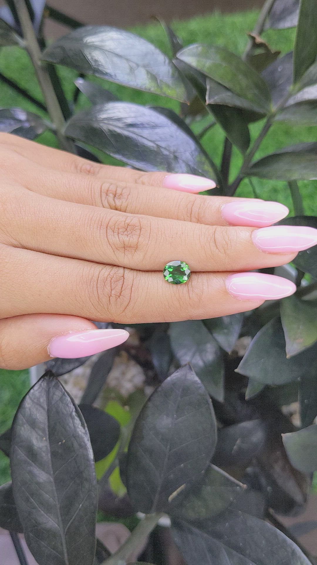 1.05 Ct. Chrome Tourmaline from Tanzania Size Video