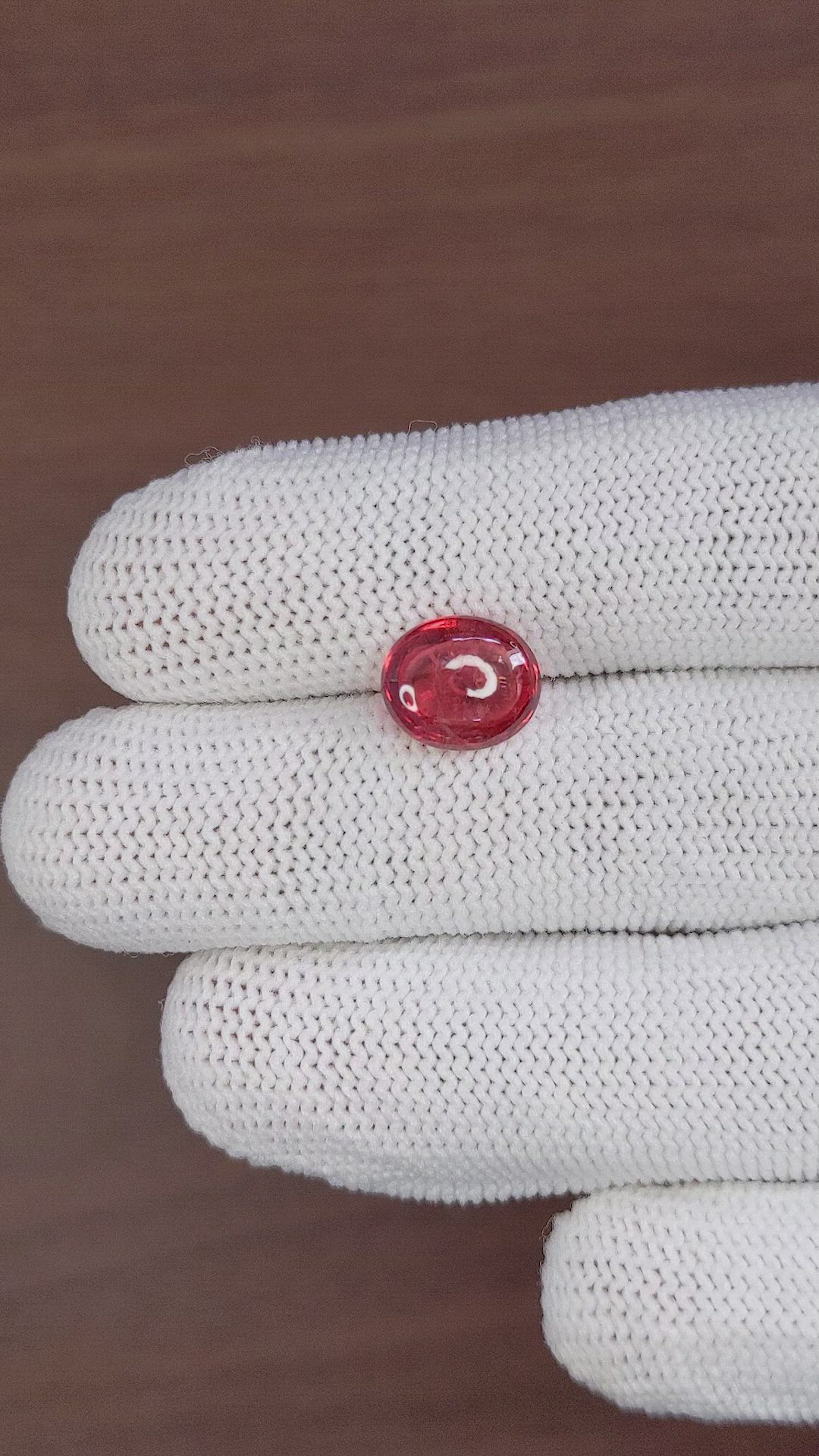 4.48 Ct. Cabochon Spinel from Tanzania Size Video