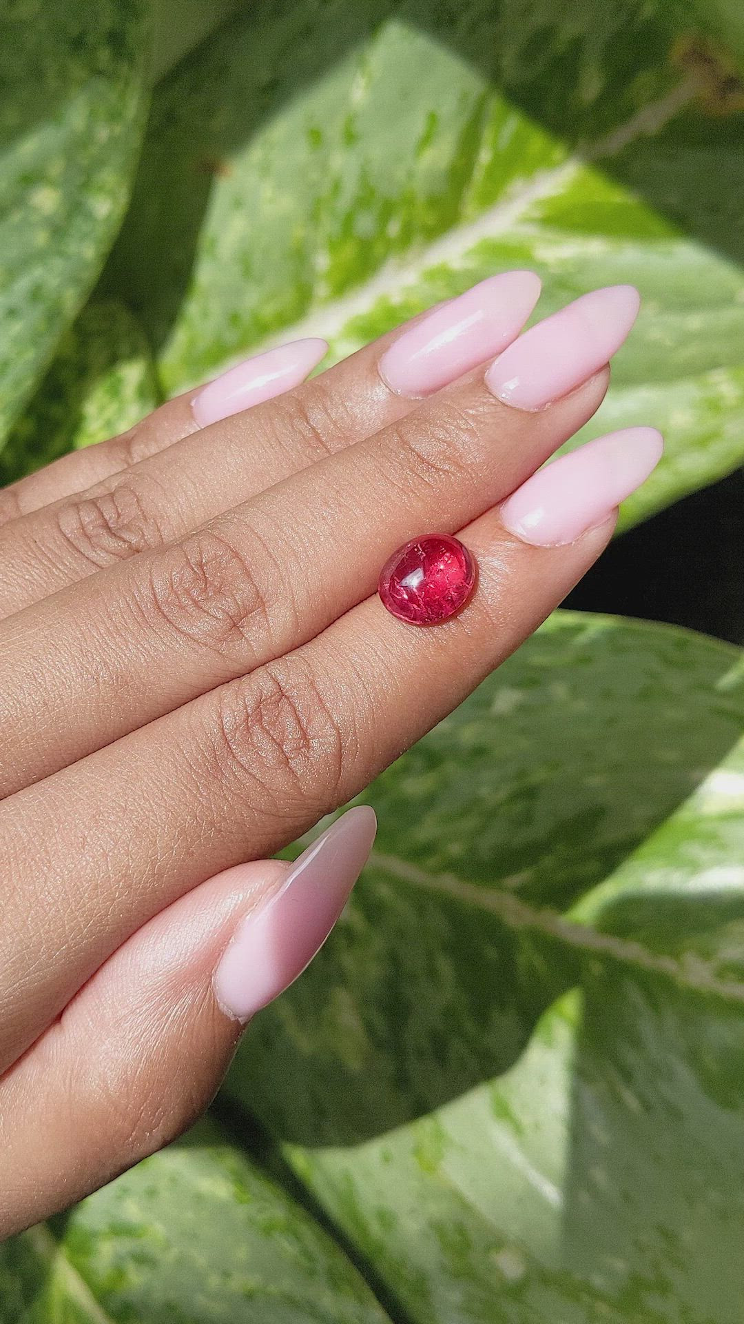 4.48 Ct. Cabochon Spinel from Tanzania Size Video