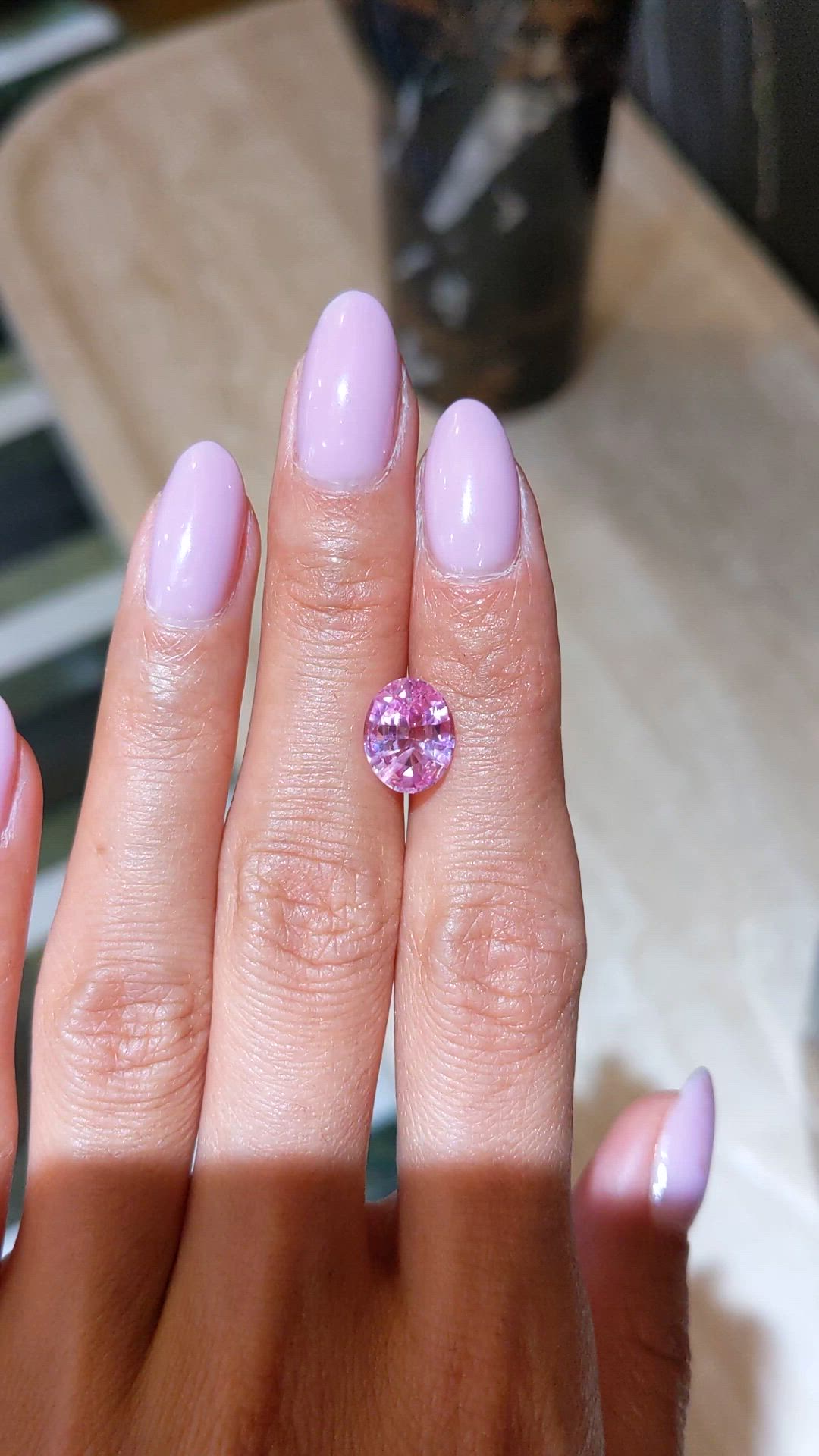 3.06 Ct. Pink Spinel from Tanzania Size Video
