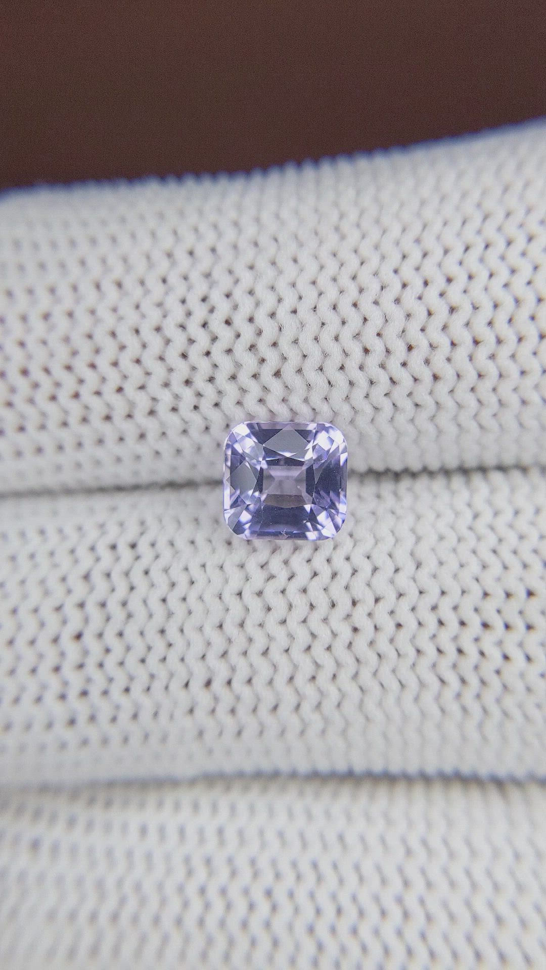 1.60 Ct. Greyish Violet Spinel from Tanzania Size Video