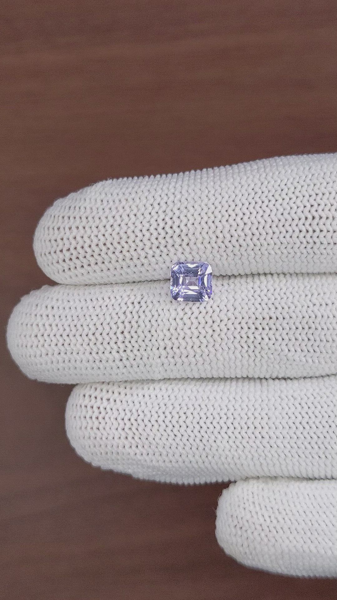 1.60 Ct. Greyish Violet Spinel from Tanzania Size Video