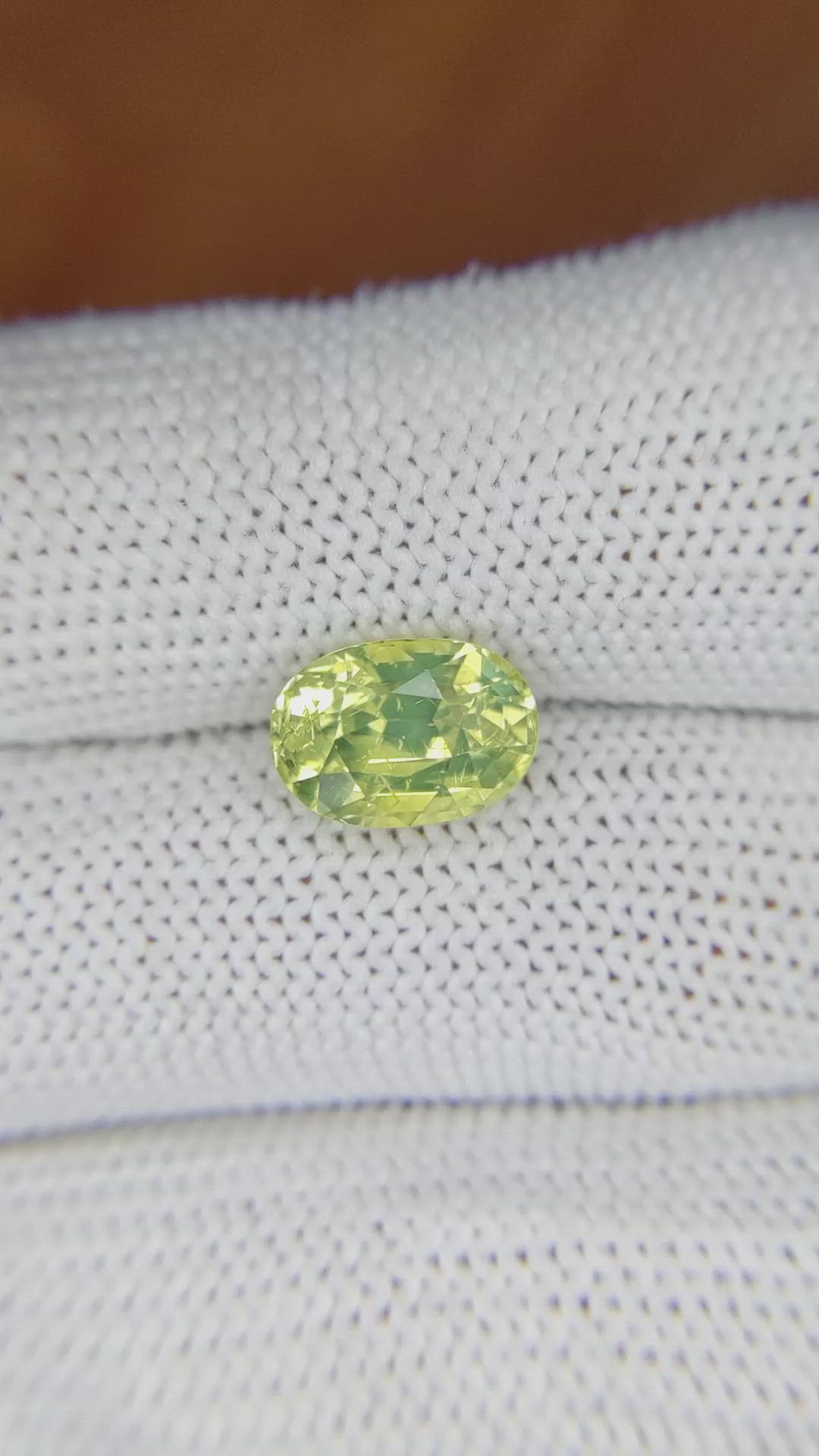 3.36 Ct. Chrysoberyl from Ceylon (Sri Lanka) Size Video