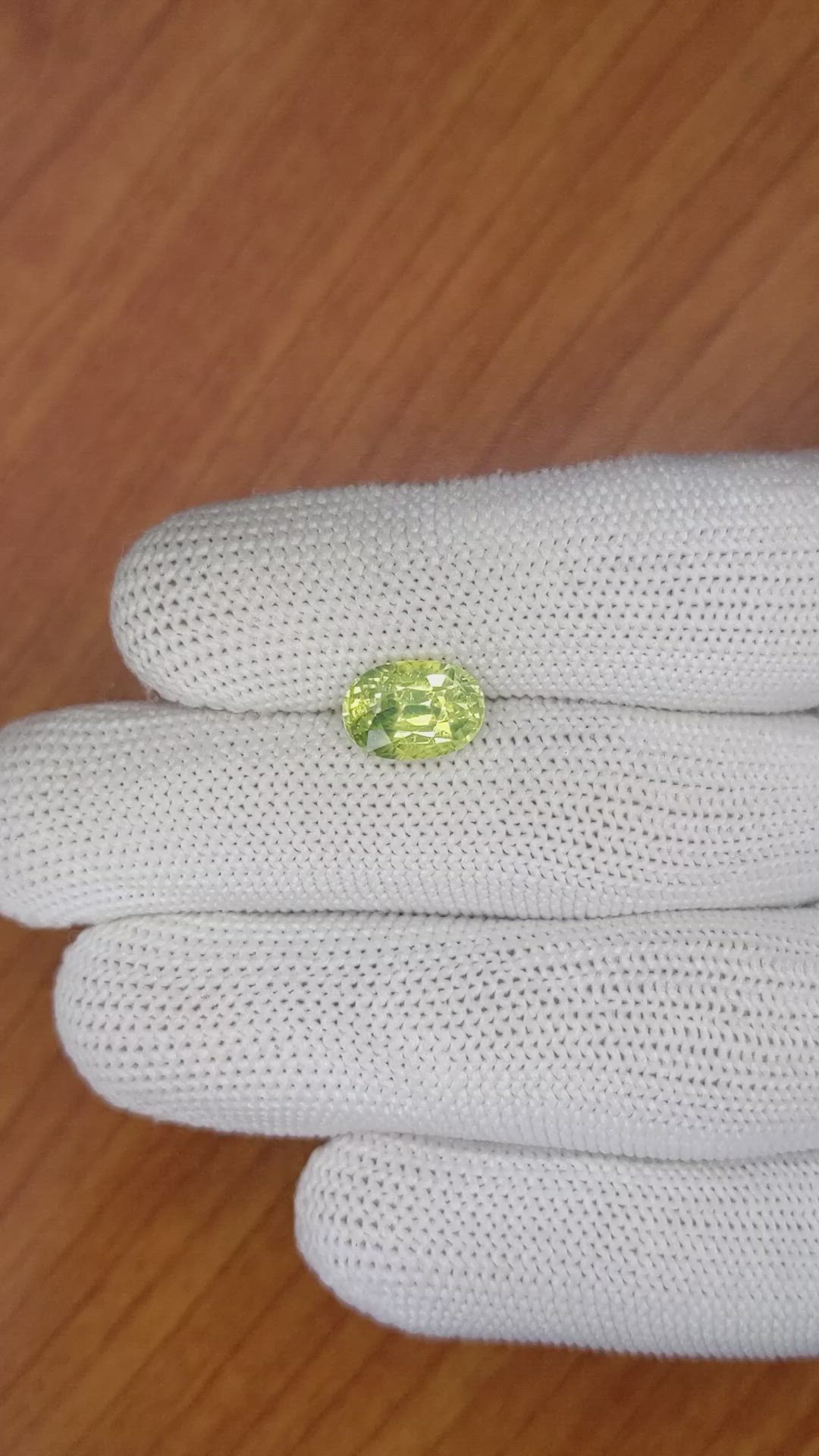 3.36 Ct. Chrysoberyl from Ceylon (Sri Lanka) Size Video