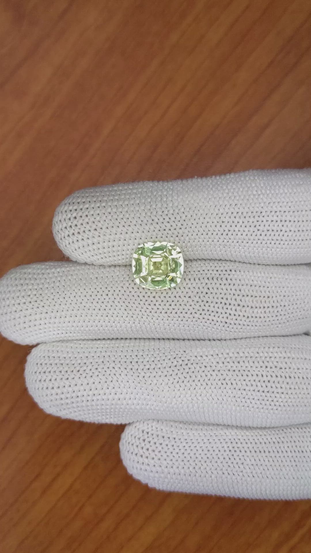 3.67 Ct. Chrysoberyl from Ceylon (Sri Lanka) Size Video