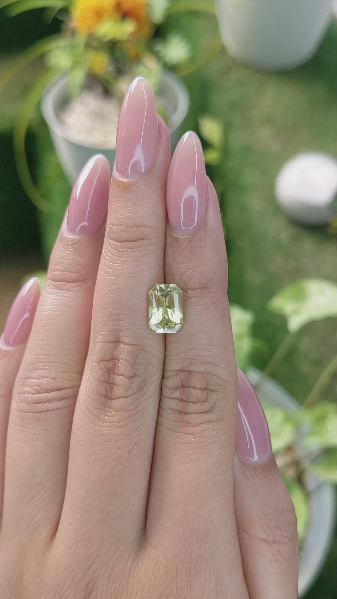 2.70 Ct. Chrysoberyl from Ceylon (Sri Lanka) Size Video