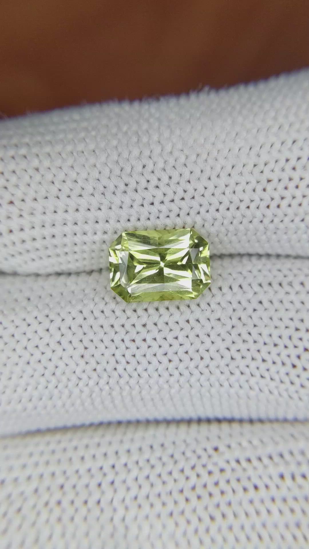 2.70 Ct. Chrysoberyl from Ceylon (Sri Lanka) Size Video