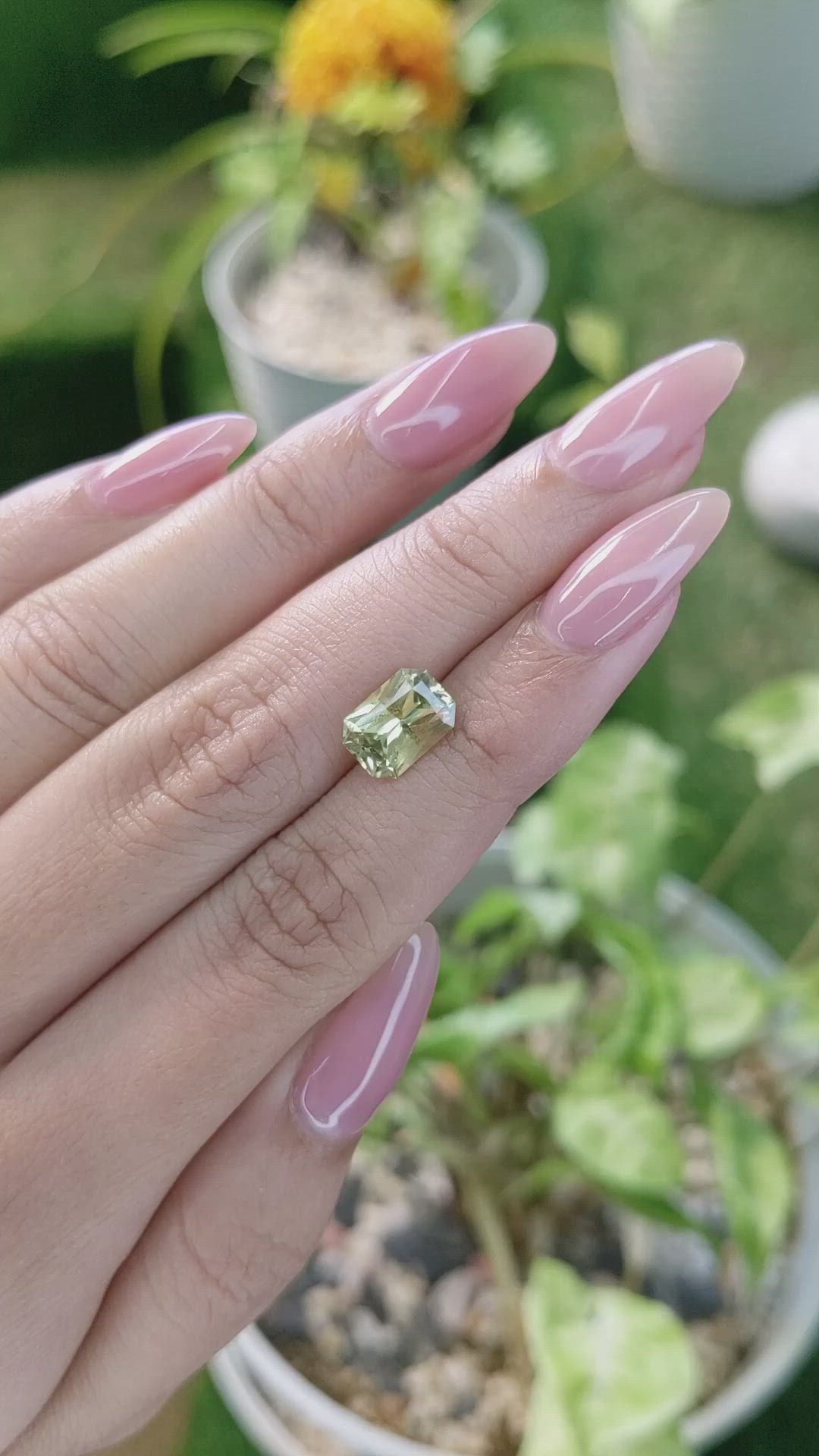 2.70 Ct. Chrysoberyl from Ceylon (Sri Lanka) Size Video