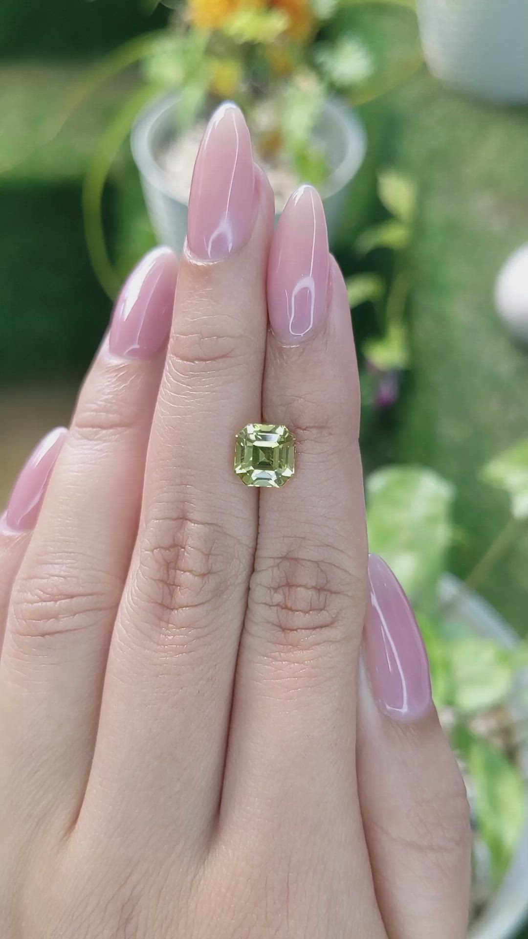 3.03 Ct. Chrysoberyl from Ceylon (Sri Lanka) Size Video