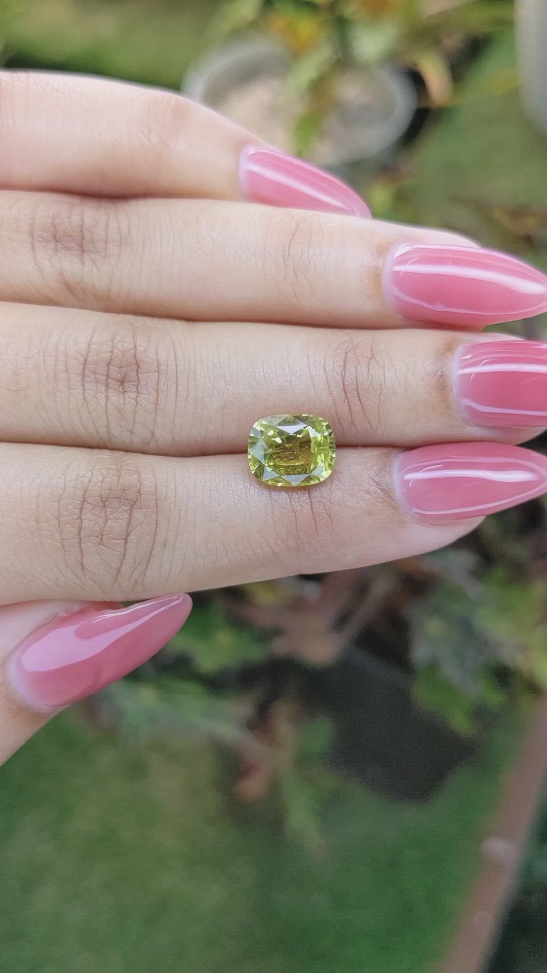 3.26 Ct. Chrysoberyl from Ceylon (Sri Lanka) Size Video