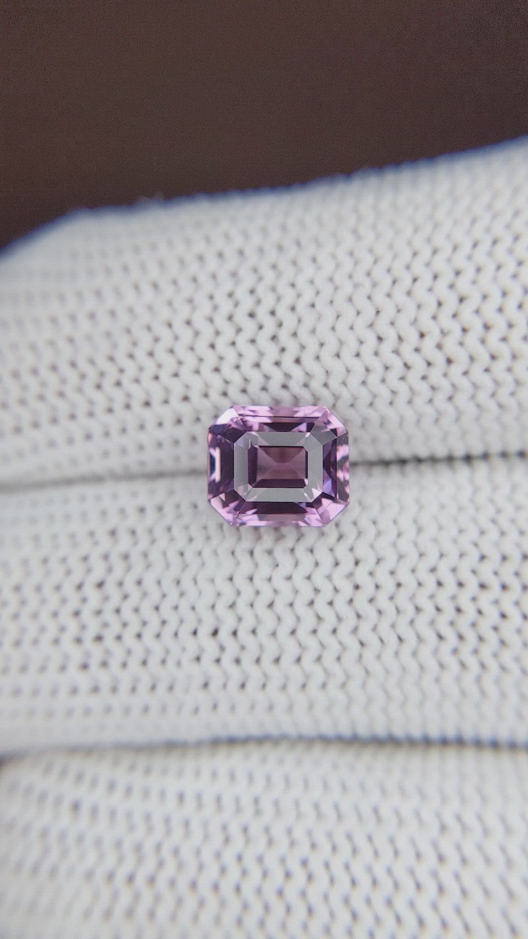 3.03 Ct. Pinkish Purple Spinel from Tanzania Size Video
