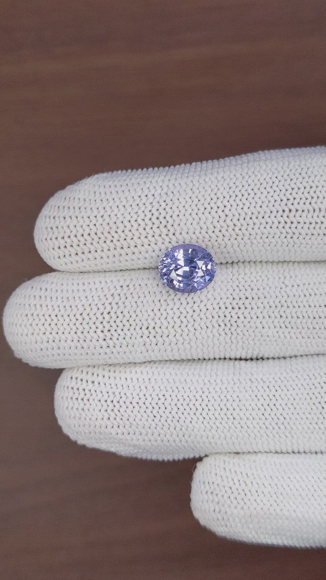3.93 Ct. Greyish Violet Spinel from Tanzania Size Video