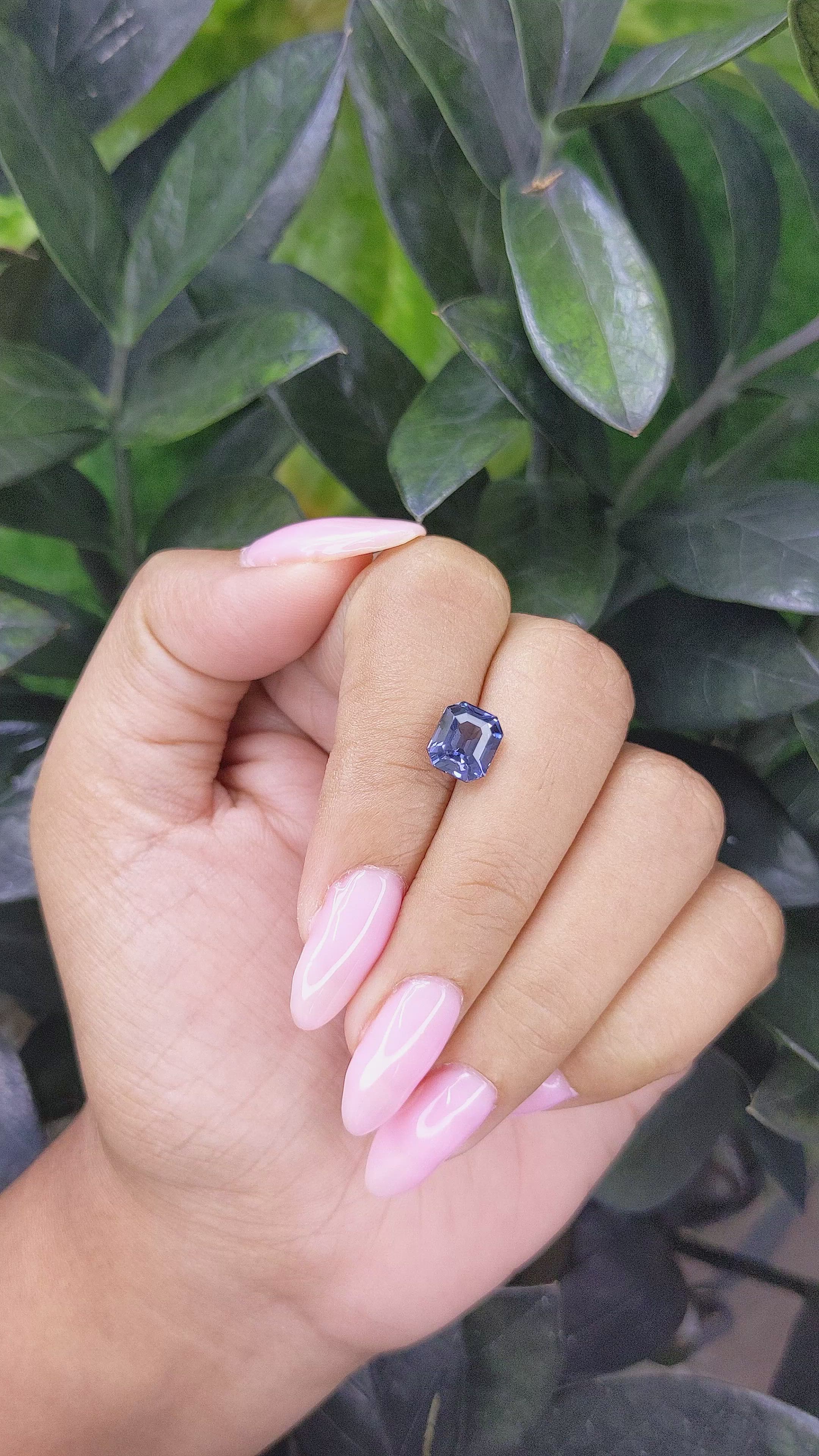 2.57 Ct. Spinel from Tanzania Size Video