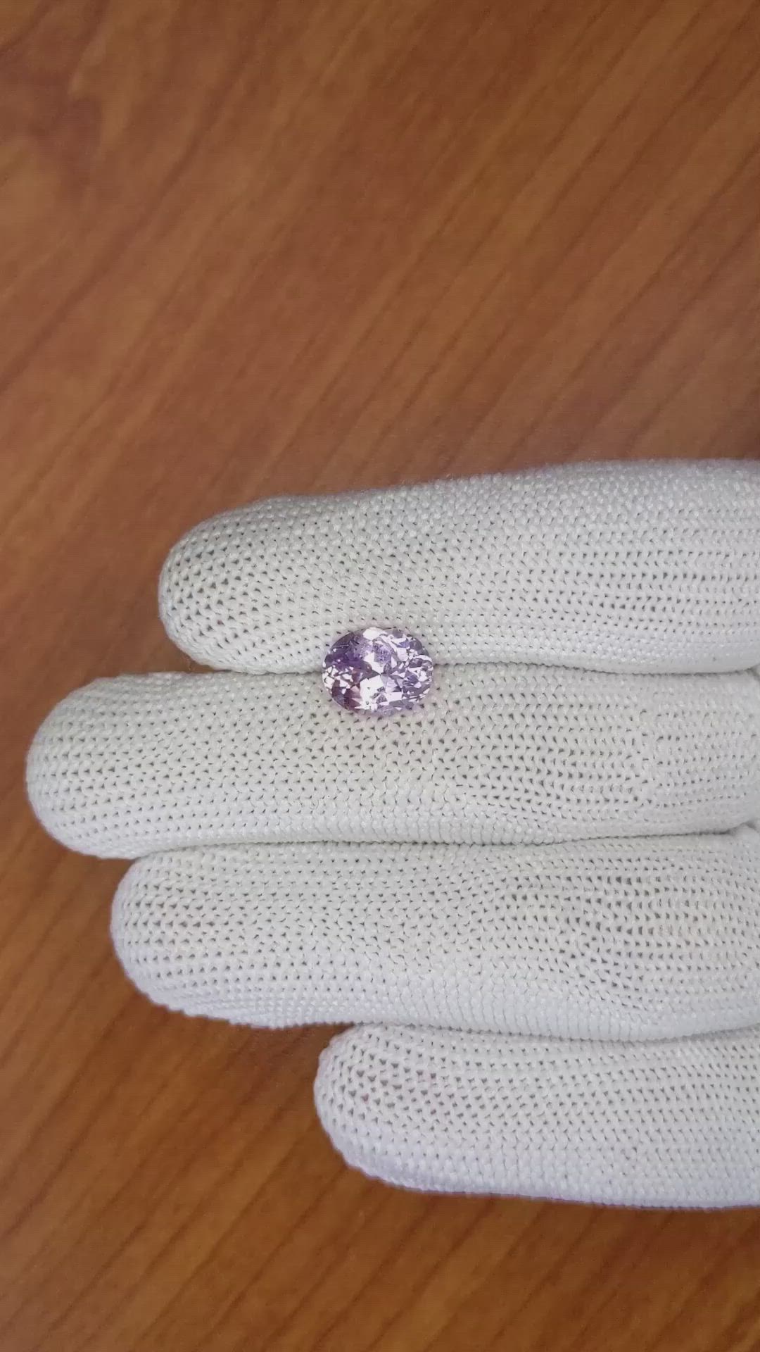 3.08 Ct. Spinel from Ceylon (Sri Lanka) Size Video